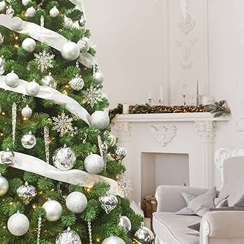 Amazon.com: KI Store Christmas Ribbon Wired White Champagne