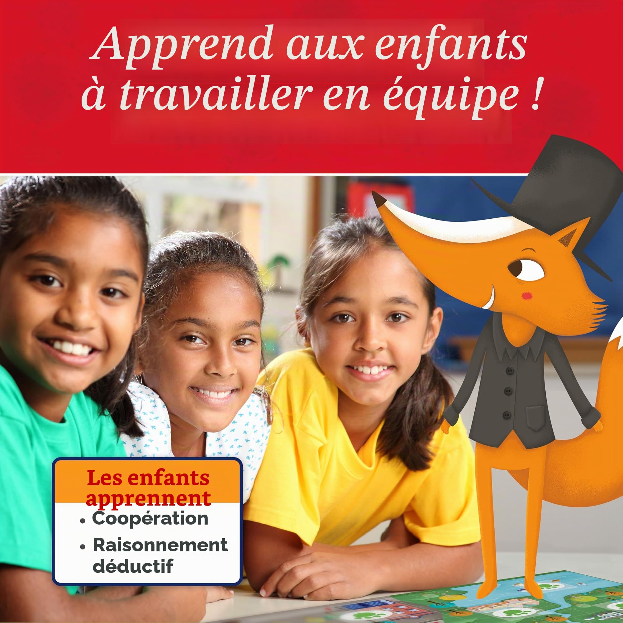 Gamewright Outfoxed! Game Jeu de société à partir de 5 ans 2 à 4 joueurs Temps de jeu de 20 minutes