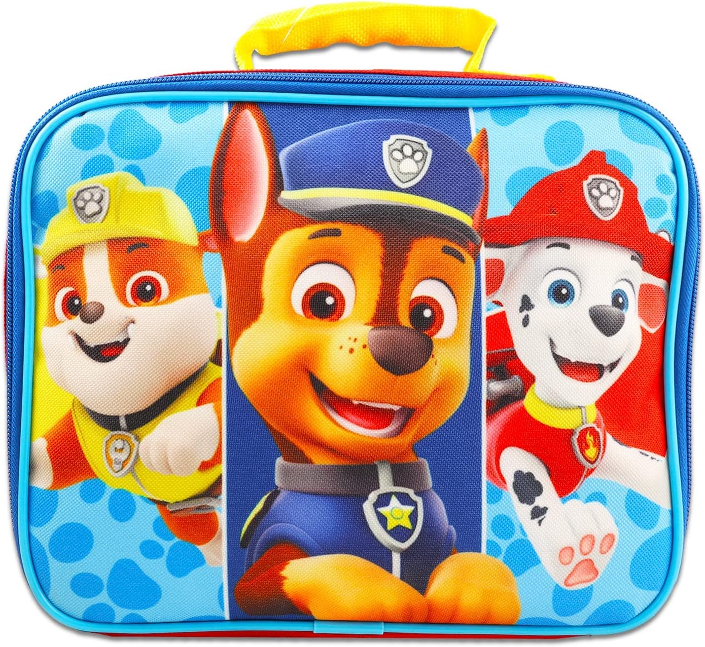 Paw Patrol Backpack and Lunch Bag for Kids - Bundle 16" Paw Patrol School Backpack, Insulated Lunch Bag, Stickers, More | Paw Patrol School Supplies