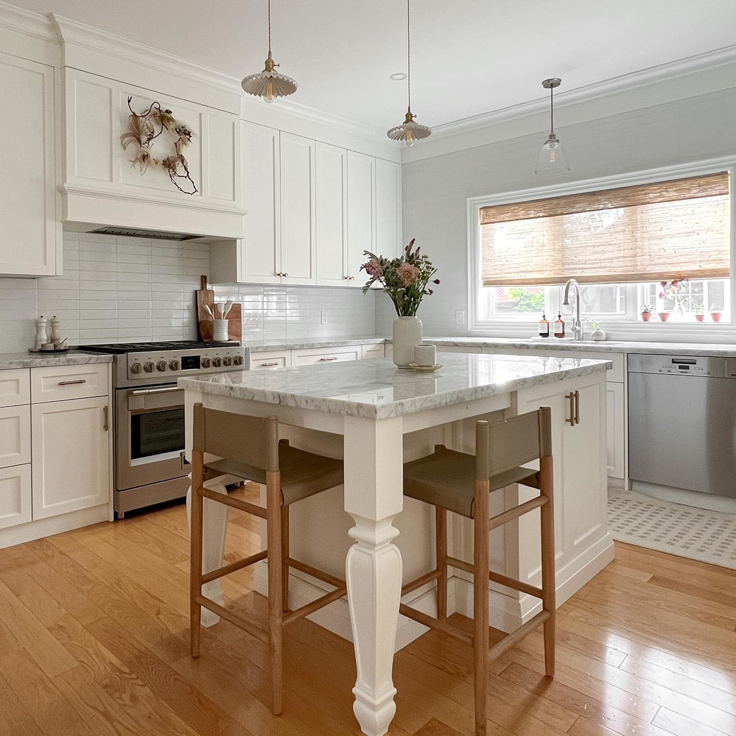 TWOPAGES Natural Cordless Ramie Roman Shade No Drill Customized Roman Blind Light Filtering Blackout Roman Window Shade for Windows, Beige, 1 Piece