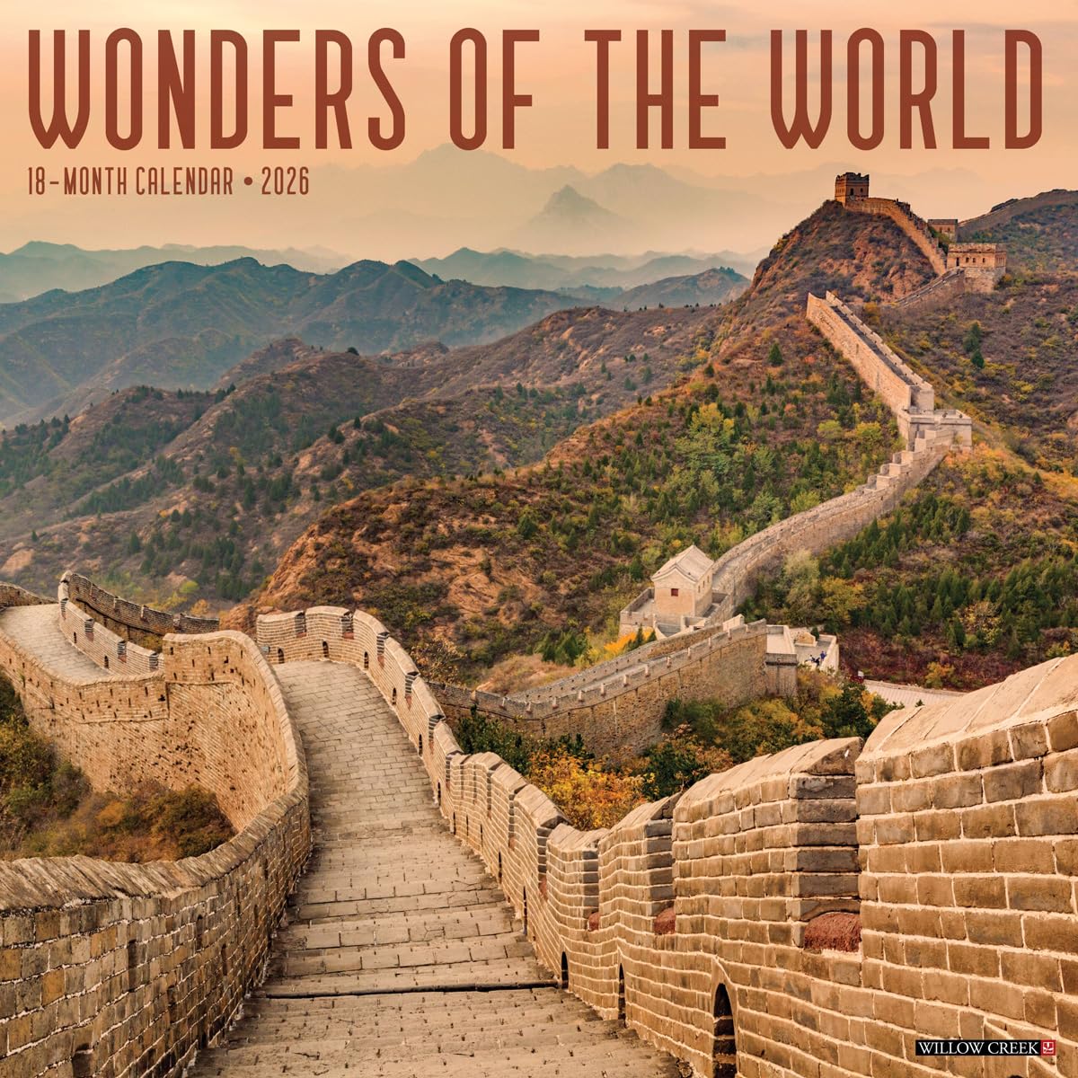 Wonders of the World 2026 Wall Calendar