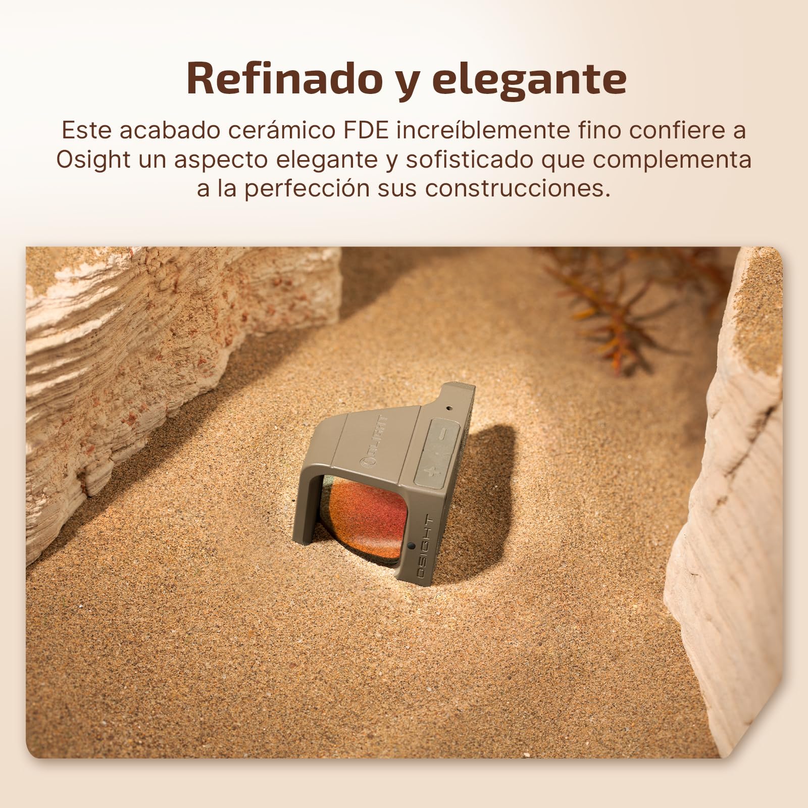 OLIGHT Osight 3 Moa Recargable y Duradera Visor Holográfico Mira Réflex Abierta con Cubierta de Carga Mira Táctica sin Paralaje para Tiro Deportivo
