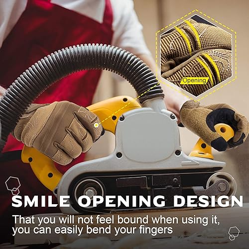 Miniatura 5 de YOSUNPING Full Dexterity Tactical GlovesTouchscreen Airsoft Gloves for Hiking Camping Paintball