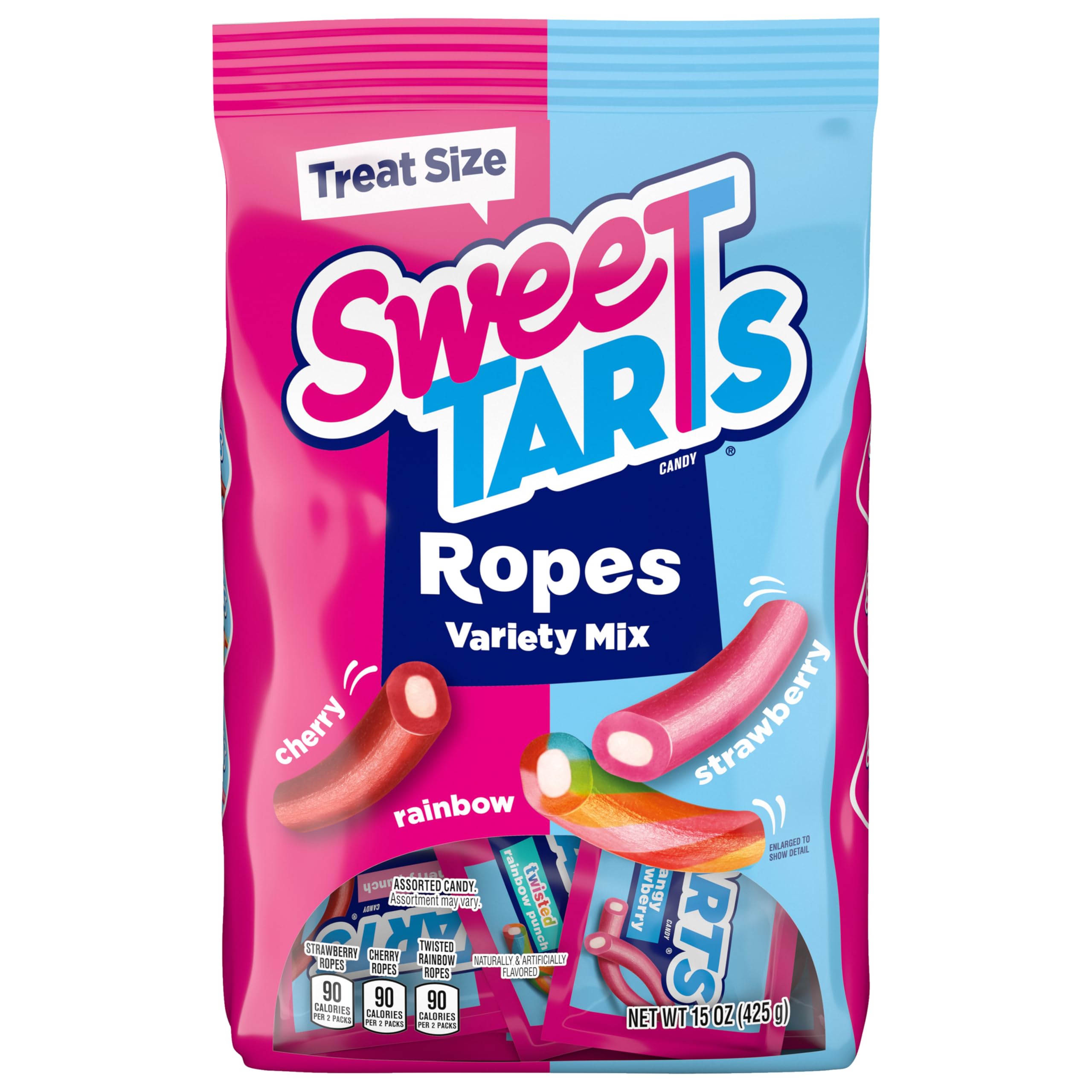 Amazon.com : SweeTARTS Ropes, Candy, Variety Mix, Soft and Chewy ...