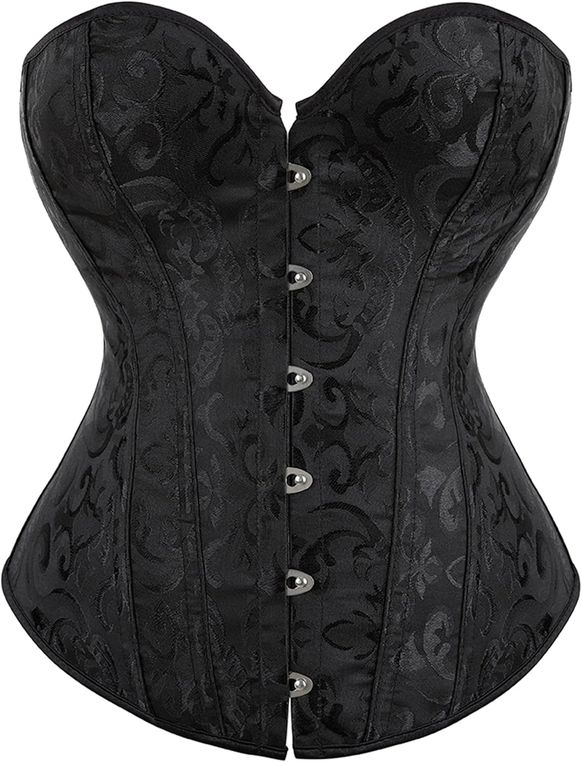 Alivila.Y Fashion Womens Vintage Floral Denim Overbust Corset Bustier Top