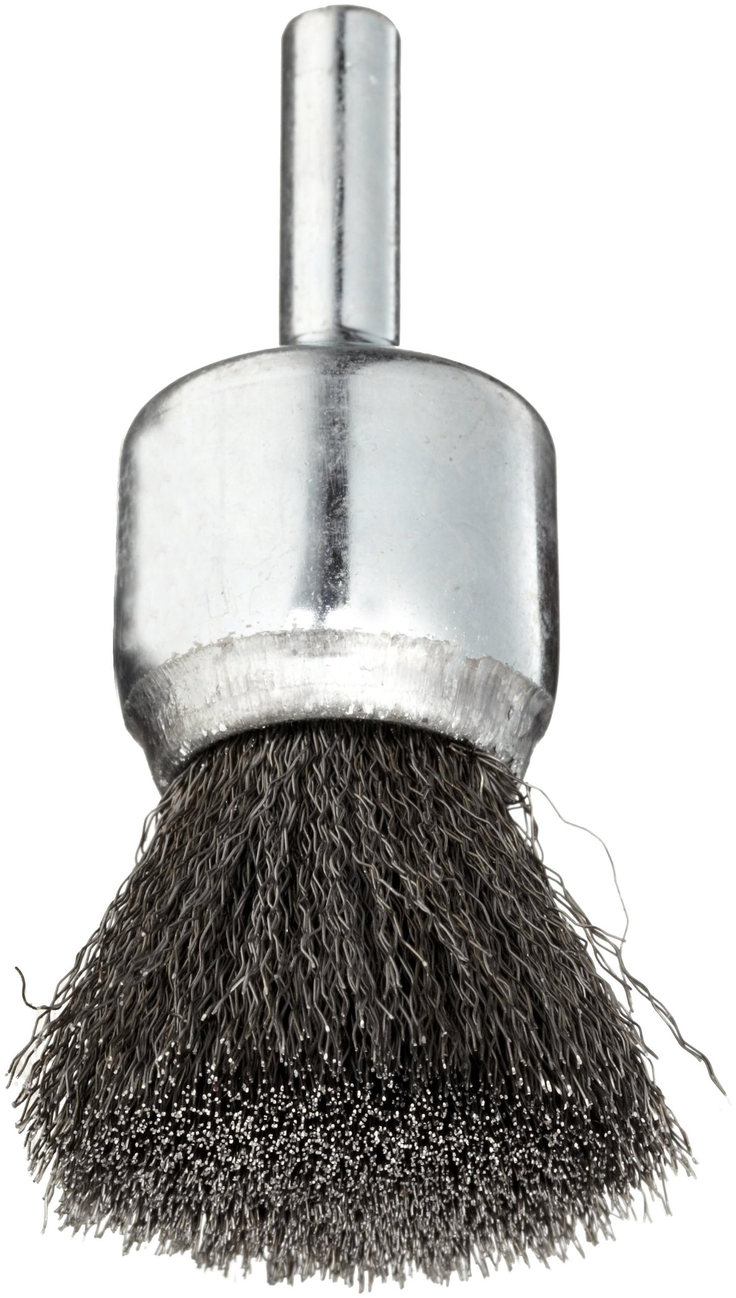 Weiler 10005 3/4" Crimped Wire End Brush, .006" Steel Fill, Made in the USA