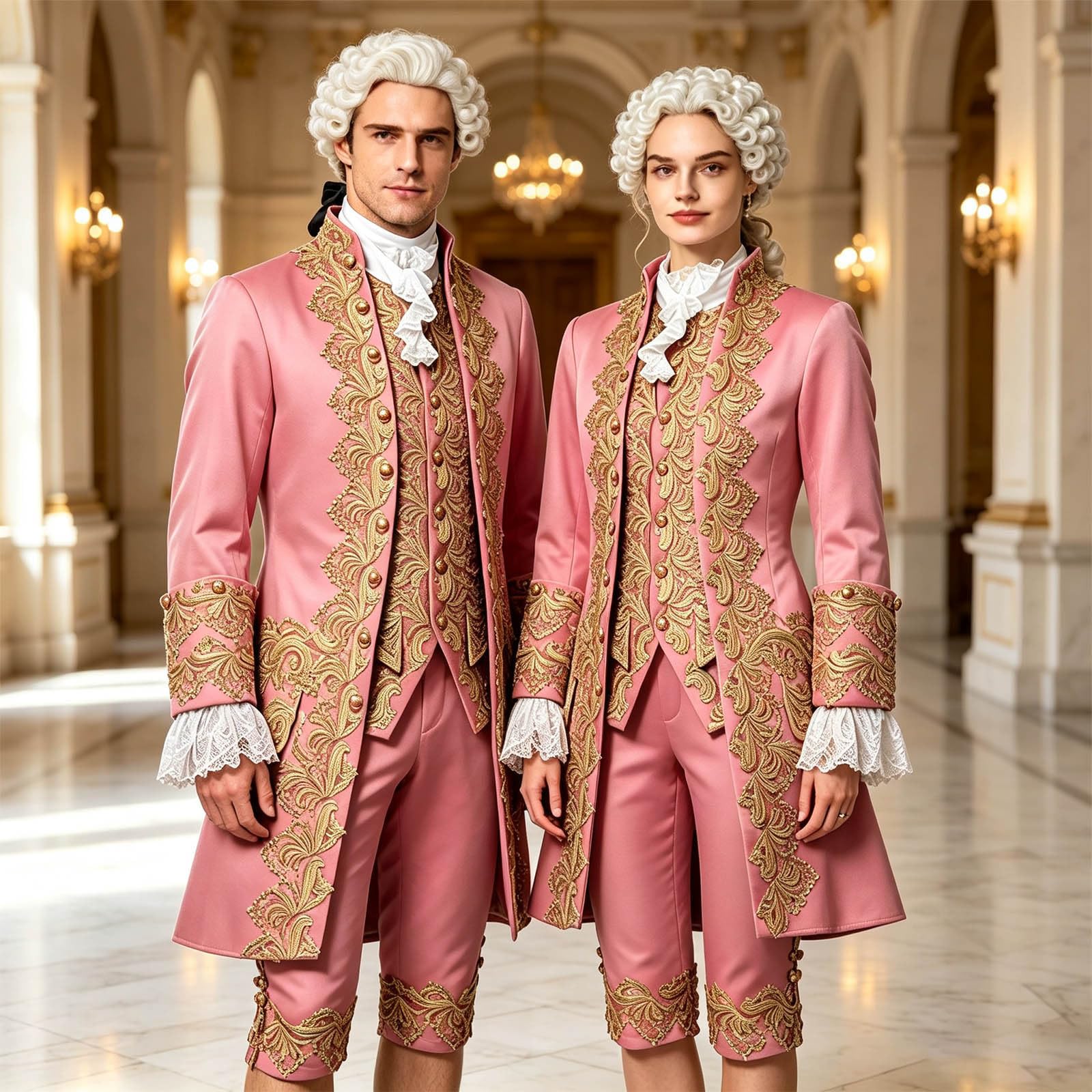 Frack Cosplay per eventi a tema Reenactment, elegante ensemble con storico da uomo, include gilet cilindrico, perfetto per feste in maschera, spettacoli sul palco e abbigliamento per festival, di alta