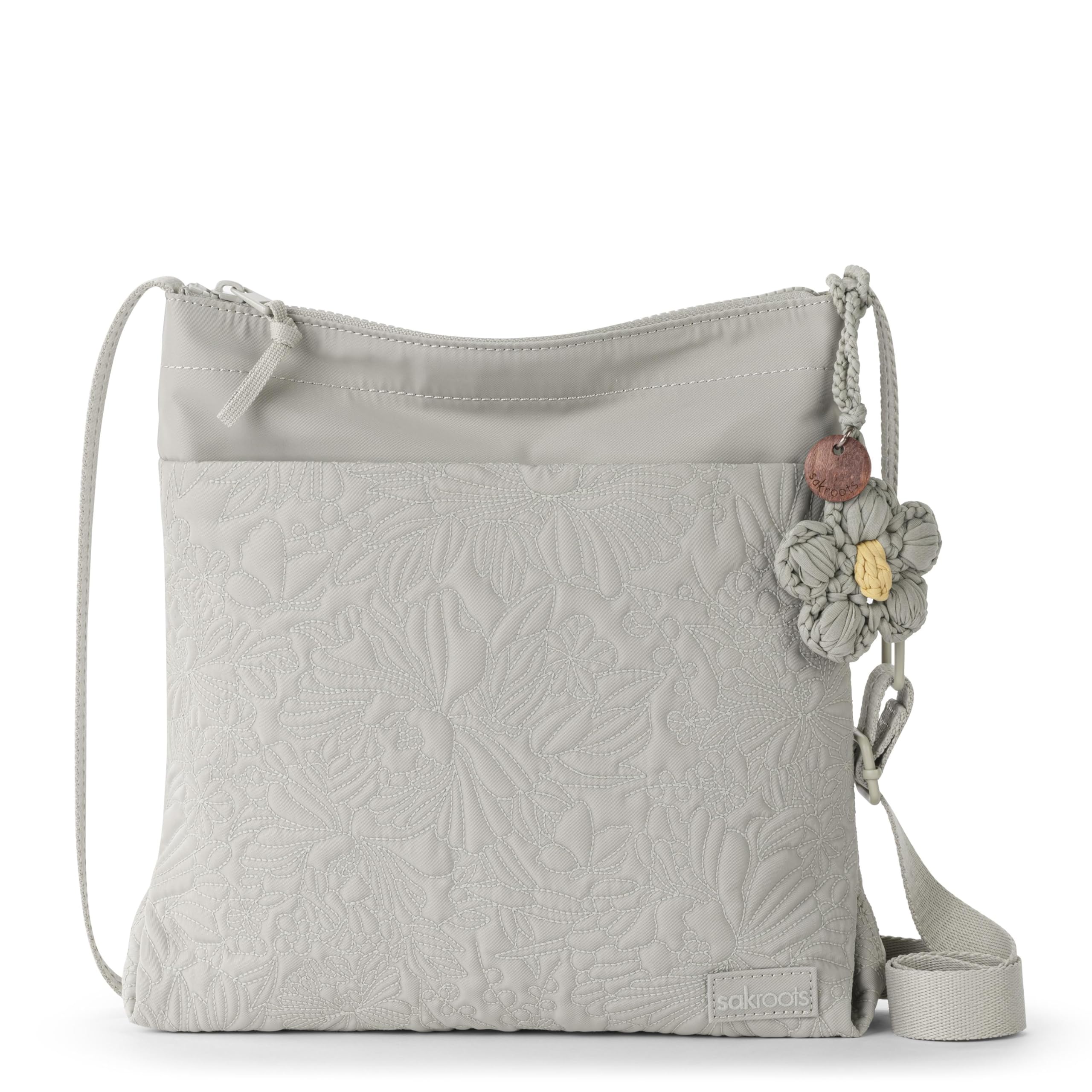 The Sak Basic Crossbody Purse - Cross Body Handbag For Everyday &amp; Travel - Zipper Closure &amp; Adjustable Strap