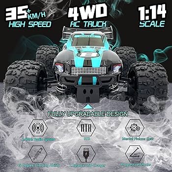 ホビーラジコン Dai Amazon.com: EXBONZAI RC Cars Fast Remote Control Monster
