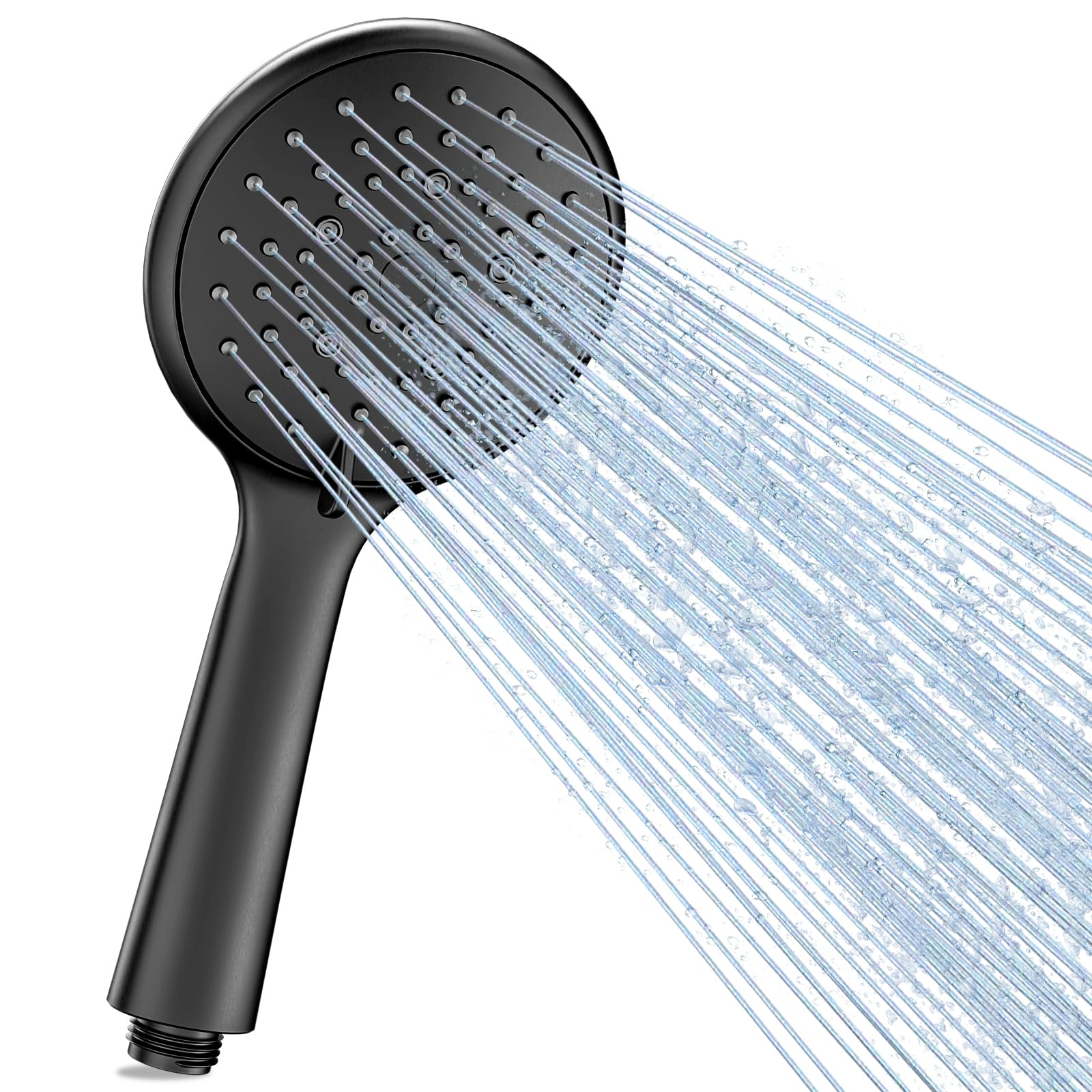 FEELSO High Pressure Shower Head, 5 Spray Modes with Anti-Clog Nozzles