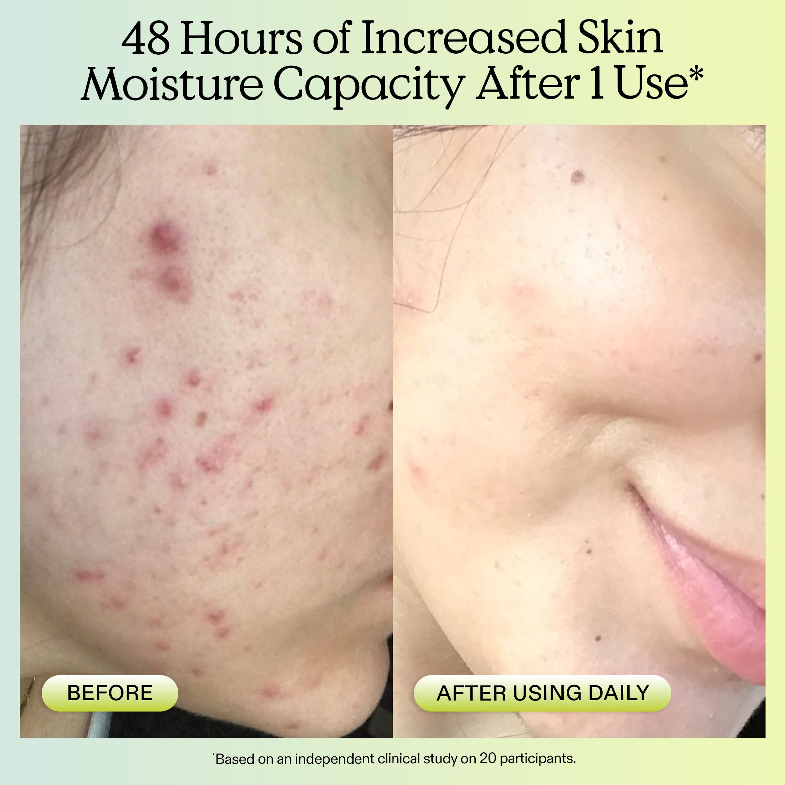 "KraveBeauty DUO Hanf-Feuchtigkeitsreiniger Matcha Täglicher Gesichtsreiniger, der die Haut nicht austrocknet, stärkt die Hautbarriere, angereichert mit Hanfsamenöl, hautverträglich