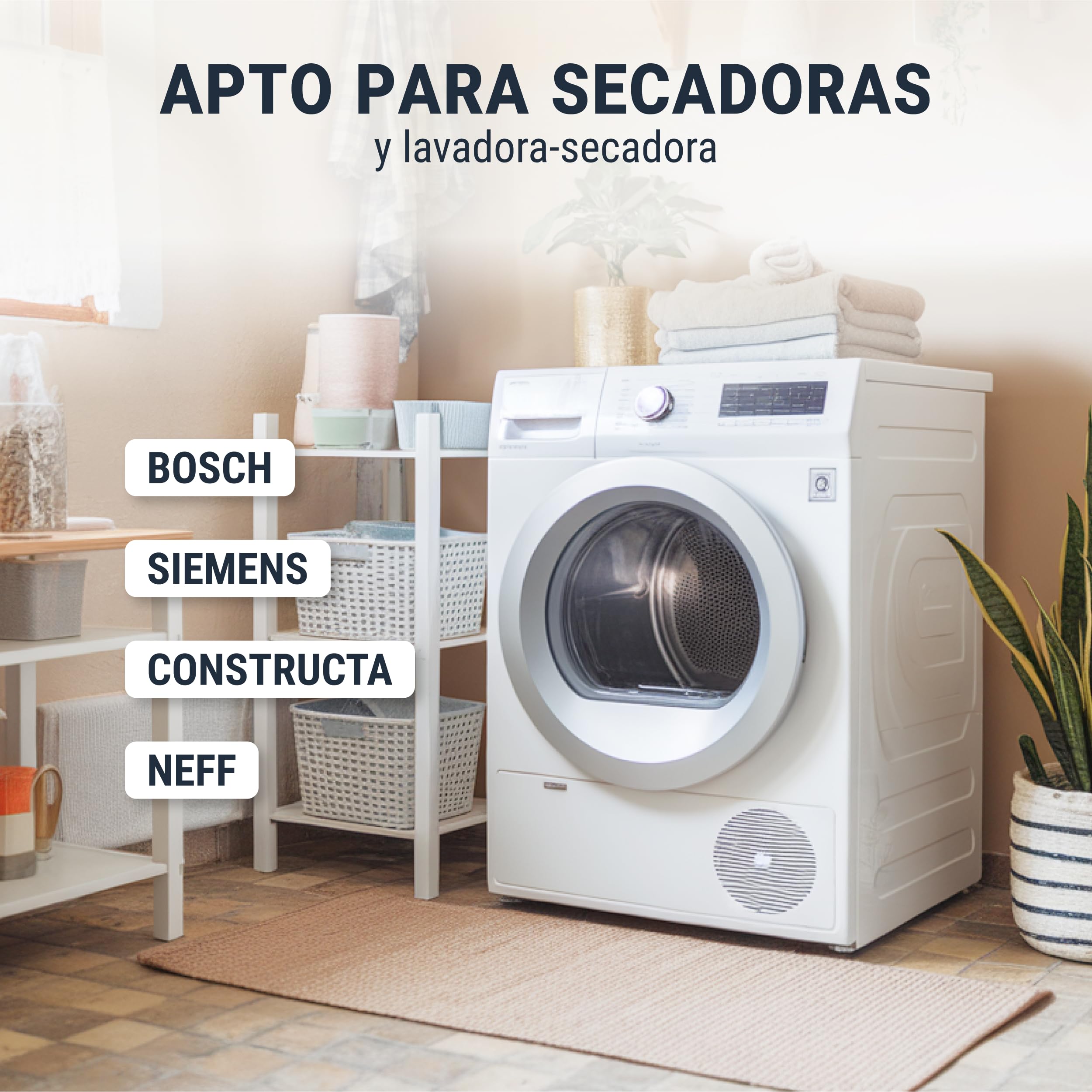 Filtro de filtro para Bosch Siemens Neff Balay 656033 00656033 para secadoras como iQ300 iQ390 IQ500 iQ700 IQ790 iQ800 IQ890
