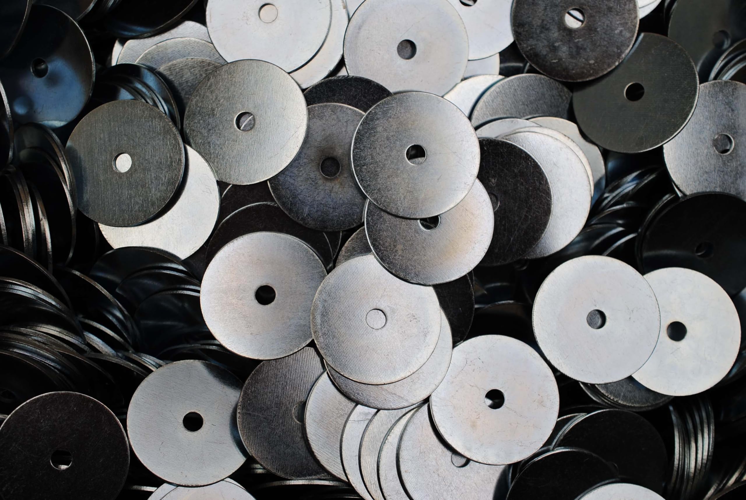 (300) Oversized #10 Fender Washers 3/16 x 1-1/2 OD - Zinc Plated #10 x 1-1/2" OD