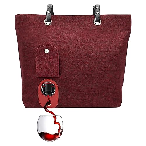 Bolsas de mano clásicas y urbanas, Burgundy, Holds 1.5L of wine or favorite beverage disponible en Yaxa Venezuela