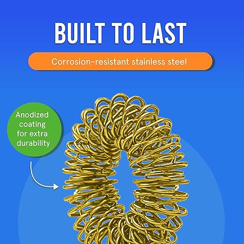 Vista 19 de BUNMO Juguete para la ansiedad, anillos magnéticos, para poner en cesta de Pascua, para adultos, para niños o niñas, genial regalo