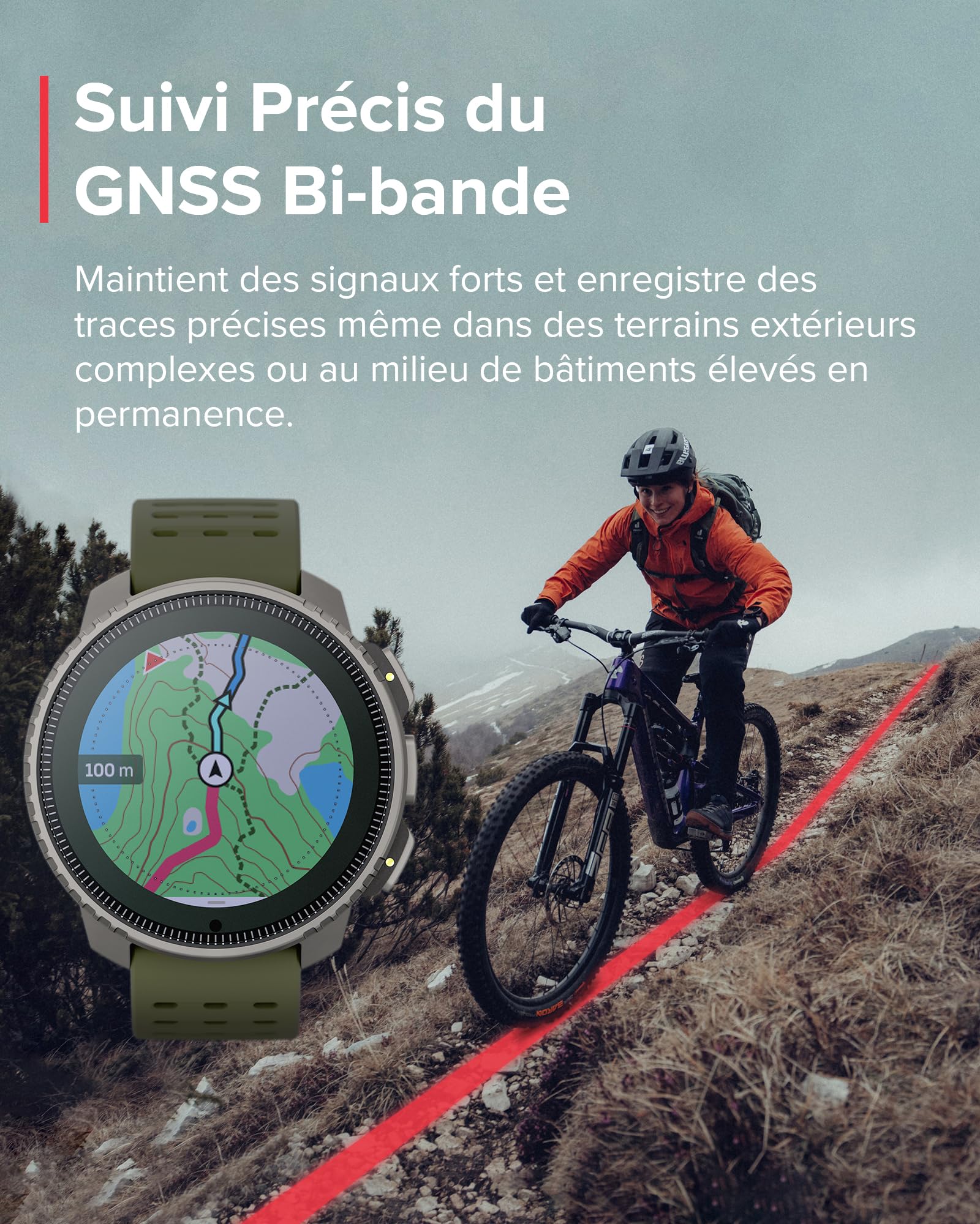 SUUNTO Vertical Montre Connectée Sport Homme, 95+ Sports, Tracker d'Activités GPS, Smartwatch Intelligent Soins de Santé 24/7, Cardiofréquencemètre, Altimètre, Baromètre, Chargement Solaire Optionnel - 2
