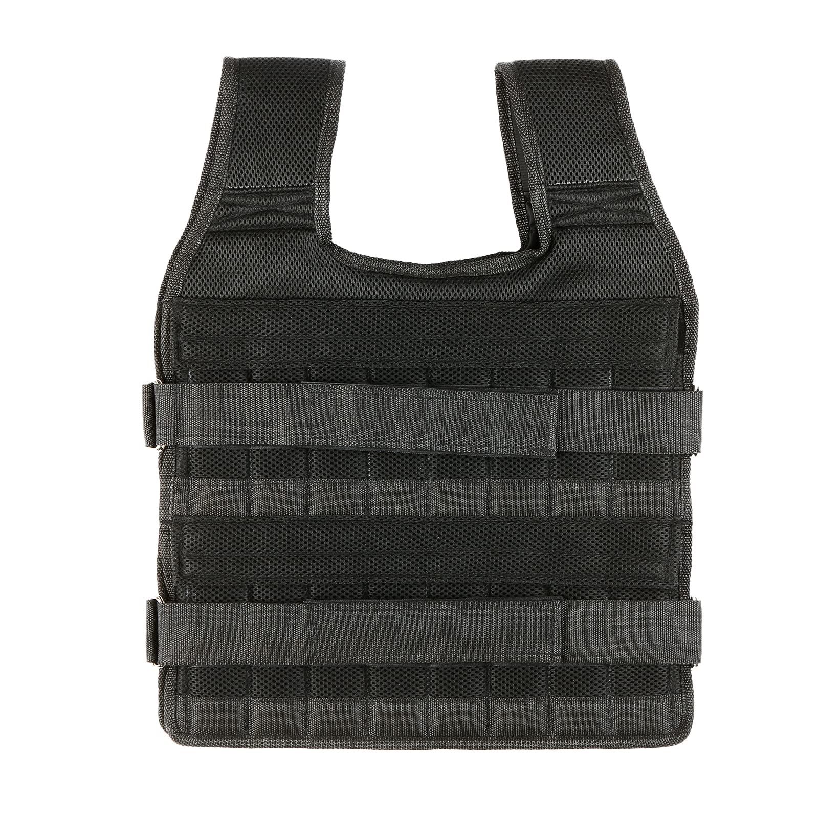 Gilet de Poids de 35 Kg avec Poids de 6 Kg pour les Jambes et 5 Kg pour les Bras, Gilet D'entraînement Réglable avec 32 Poches, Tissu en, Bretelles Absorbant les Chocs,