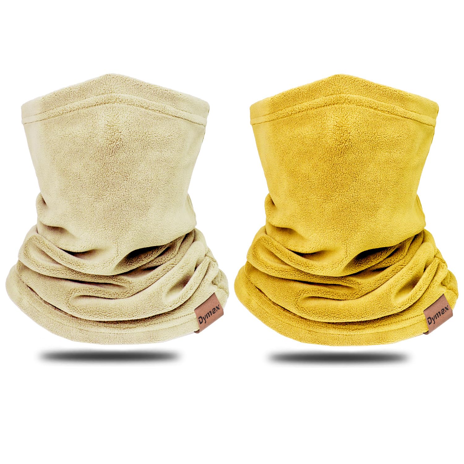 Dymex 2 PCS Kids Neck Warmer Gaiter Winter Fleece Neck Cover Balaclava Windproof Face Cover Mask for Ski Motorcycle
