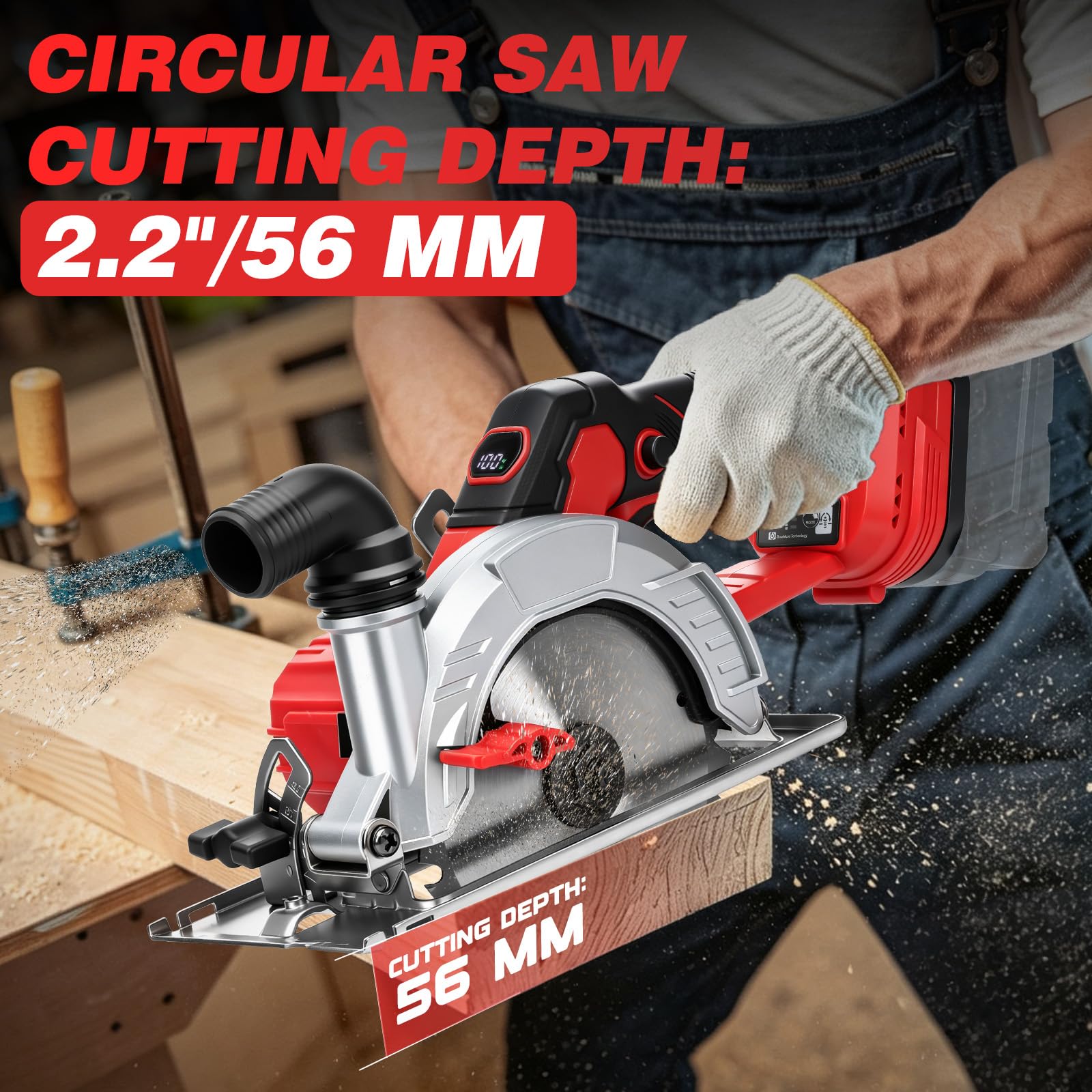 Sega Circolare a Batteria 150 mm per Milwaukee 18V (senza Batteria)