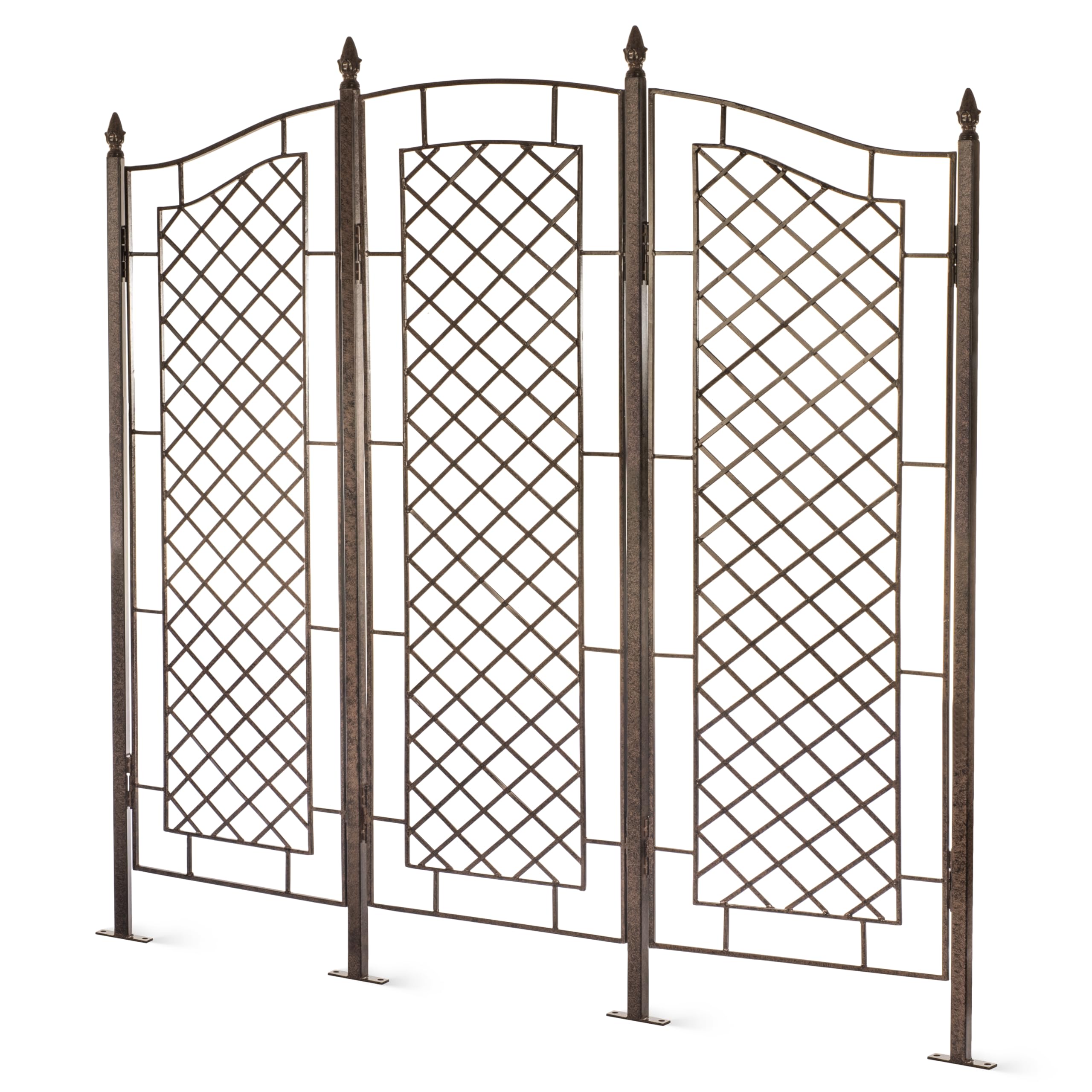 H Potter 3-Panel Privacy Screen Trellis