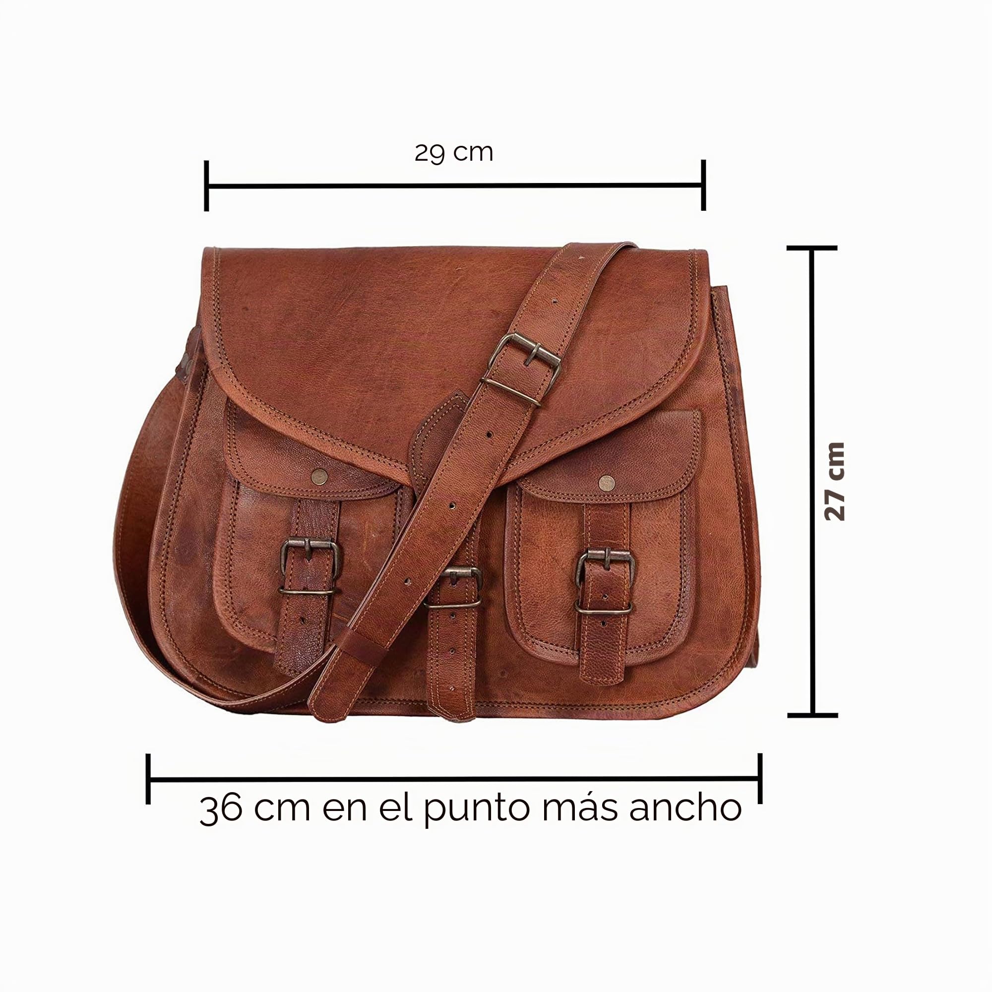 KPL 14 Inch Leather Purse Women Shoulder Bag Crossbody Satchel Ladies Tote Travel Purse Genuine Leather