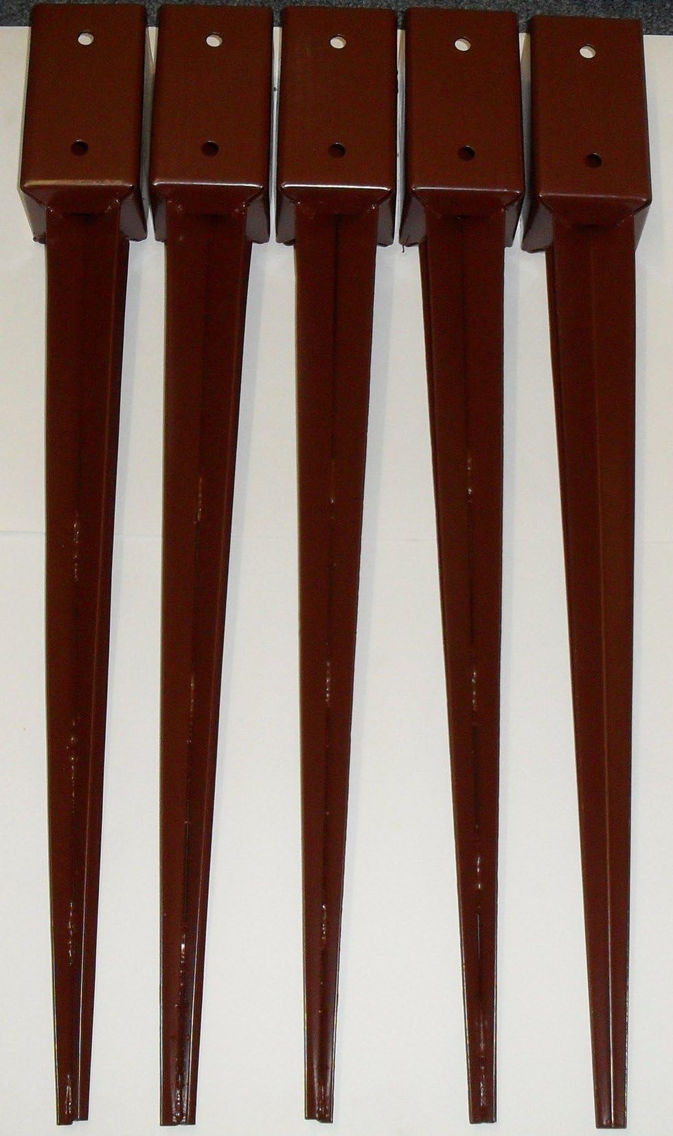 Highridge FENCE POST SUPPORT SPIKES PACK OF 5-75mm x 75mm x 750mm by PAYLESS TRADINGยฎ