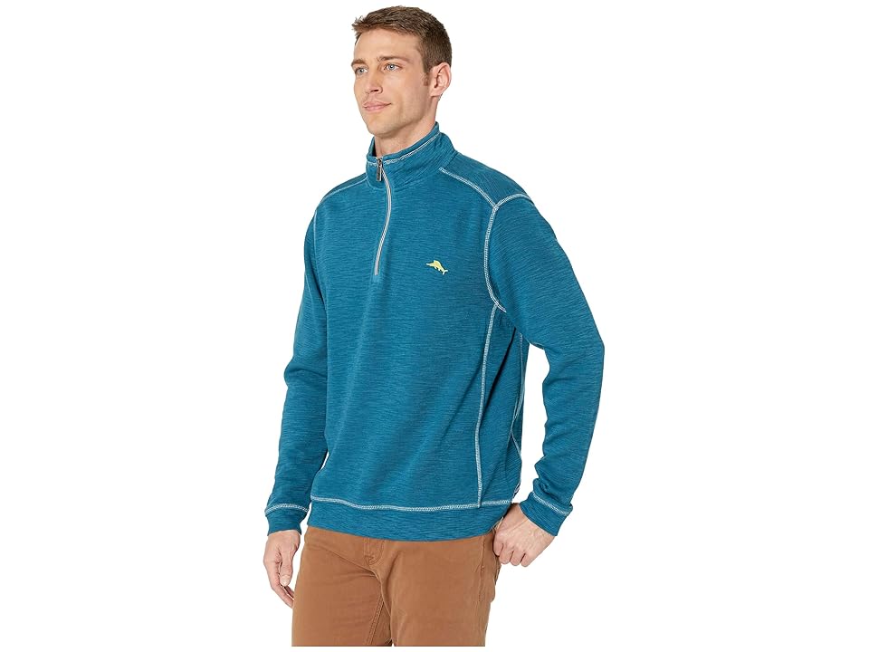 

Tommy Bahama Tobago Bay 1/2 Zip Pullover (Seagrove) Men's Sweater, Blue
