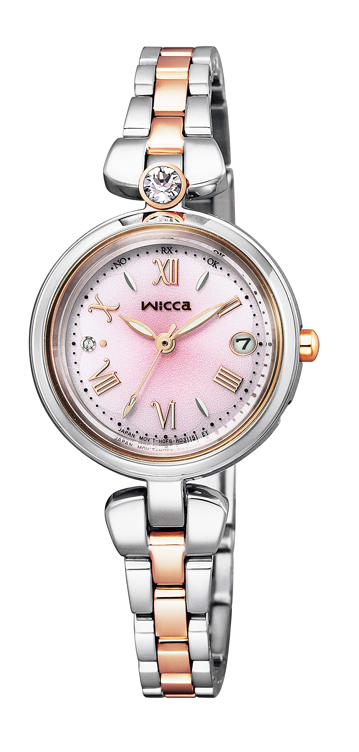 Amazon.co.jp: [CITIZEN] 腕時計 ウィッカ wicca ソーラーテック電波