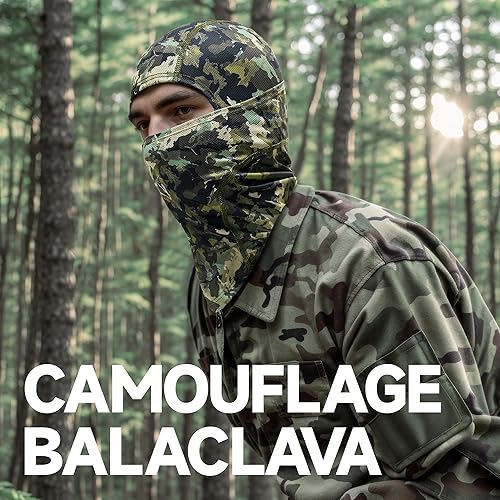 Miniatura 7 de Pasamontañas de esquí, 3 piezas, cubierta completa para hombres y mujeres, máscara facial completa transpirable para esquiar deportes al aire libre