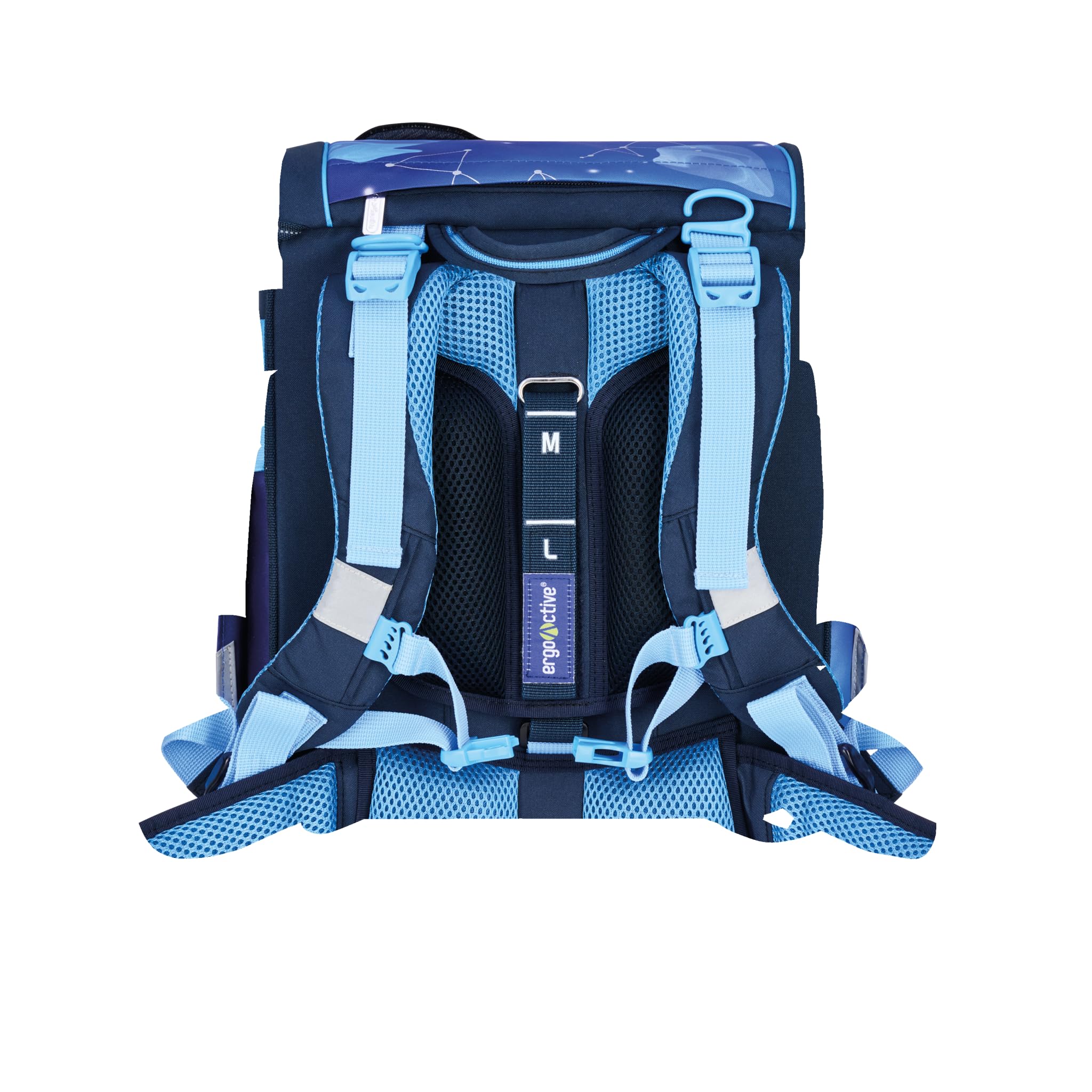 Herlitz FiloActive XL tornister szkolny dla dzieci, uniseks, niebieski, niebieski, 32 x 39 x 28 cm, 21l