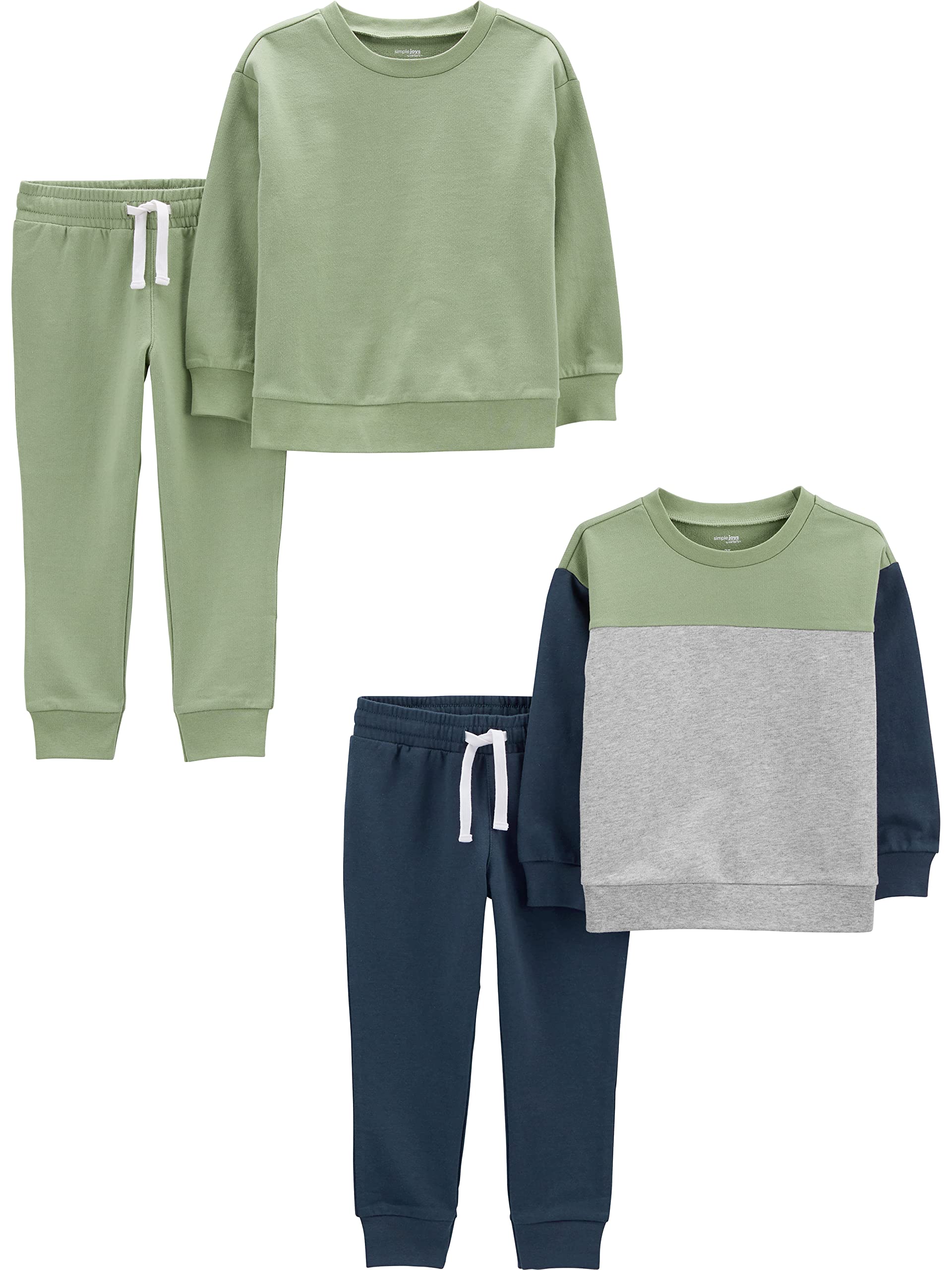 Simple Joysby Carter's Boys' 4-Piece Sweatshirt Set