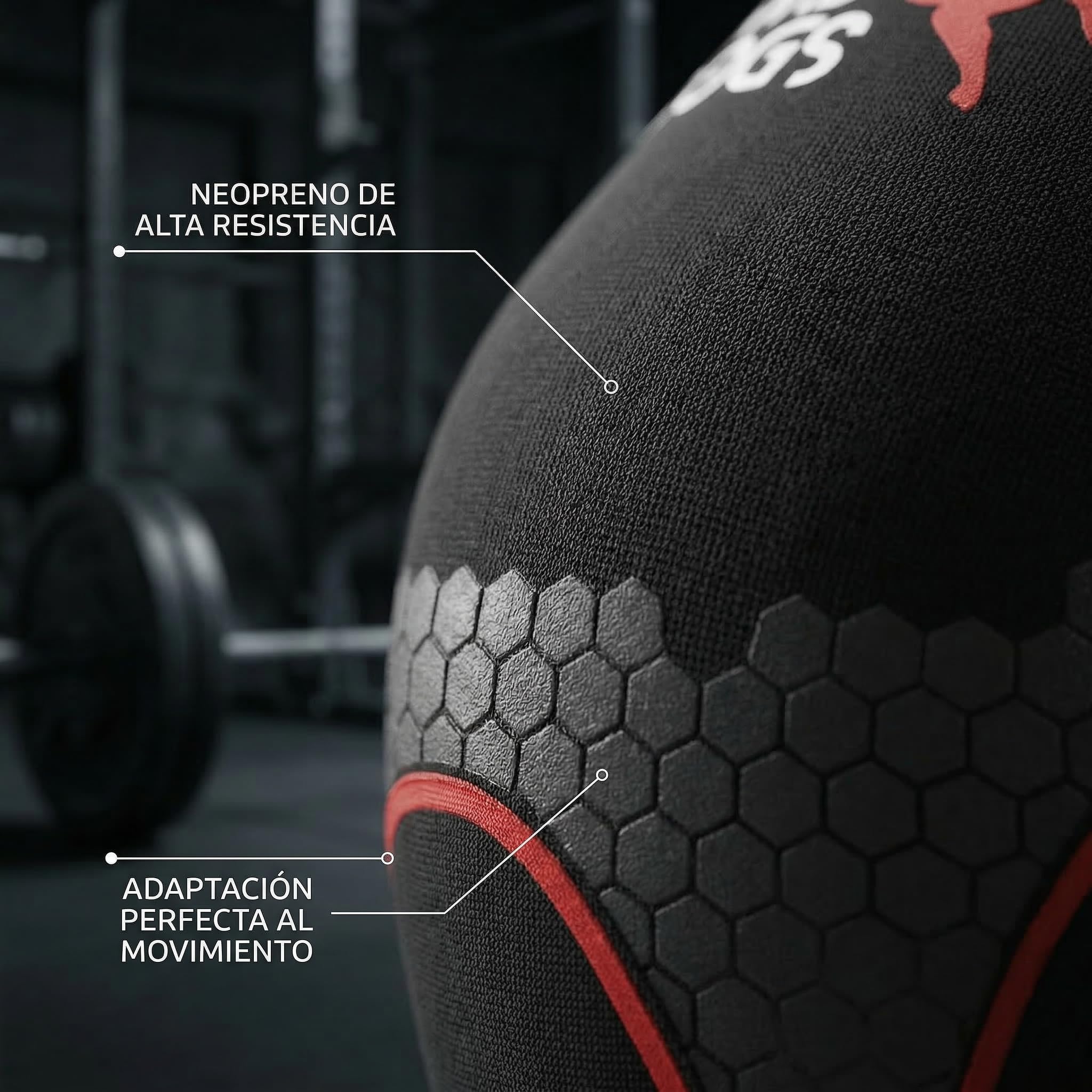 MAD DOGS Genouillères Crossfit 5 mm Néoprène Powerlifting Haltérophilie Protection Articulaire