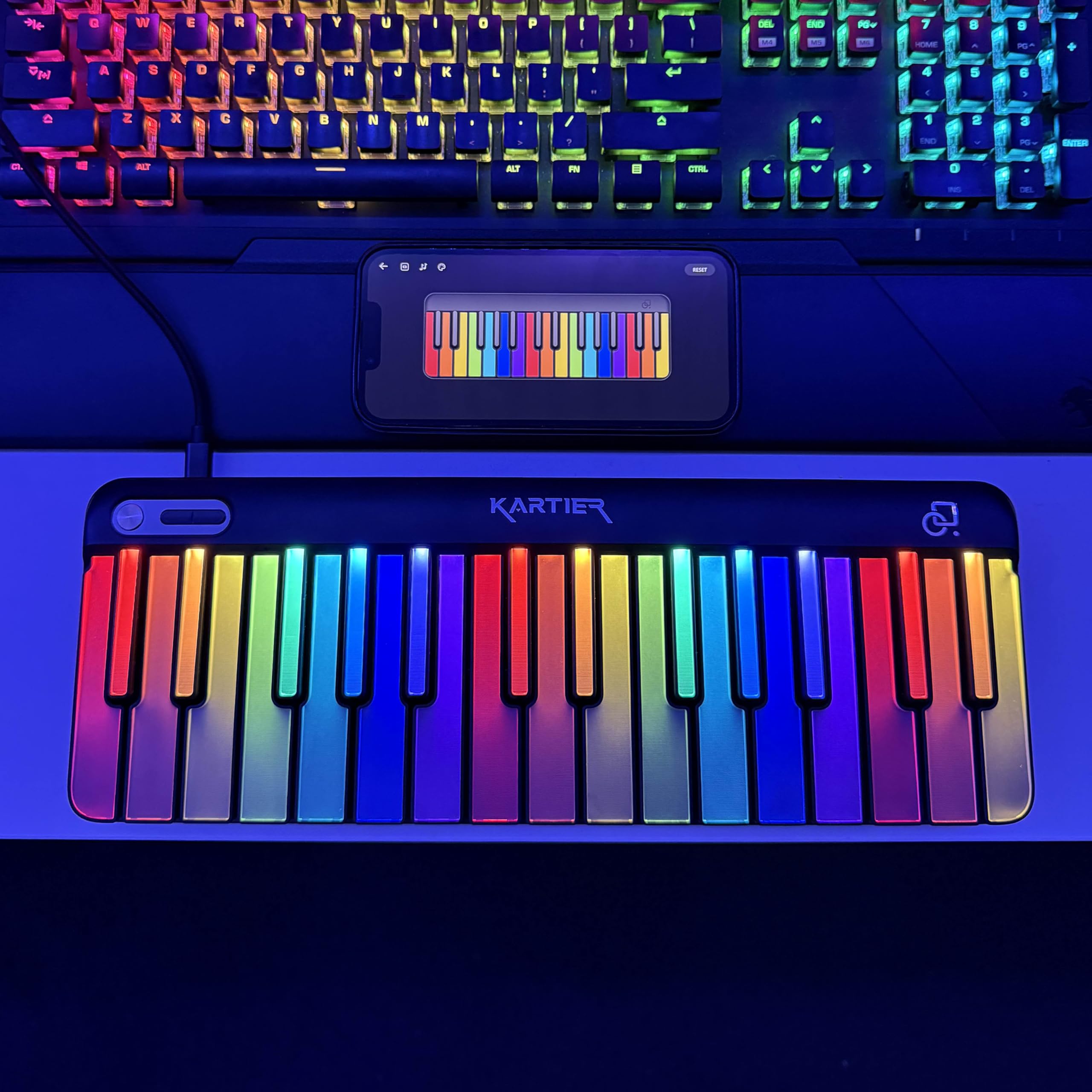 Amazon.com: Kartier Piano MIDI Keyboard, Includes 1,000+ Famous