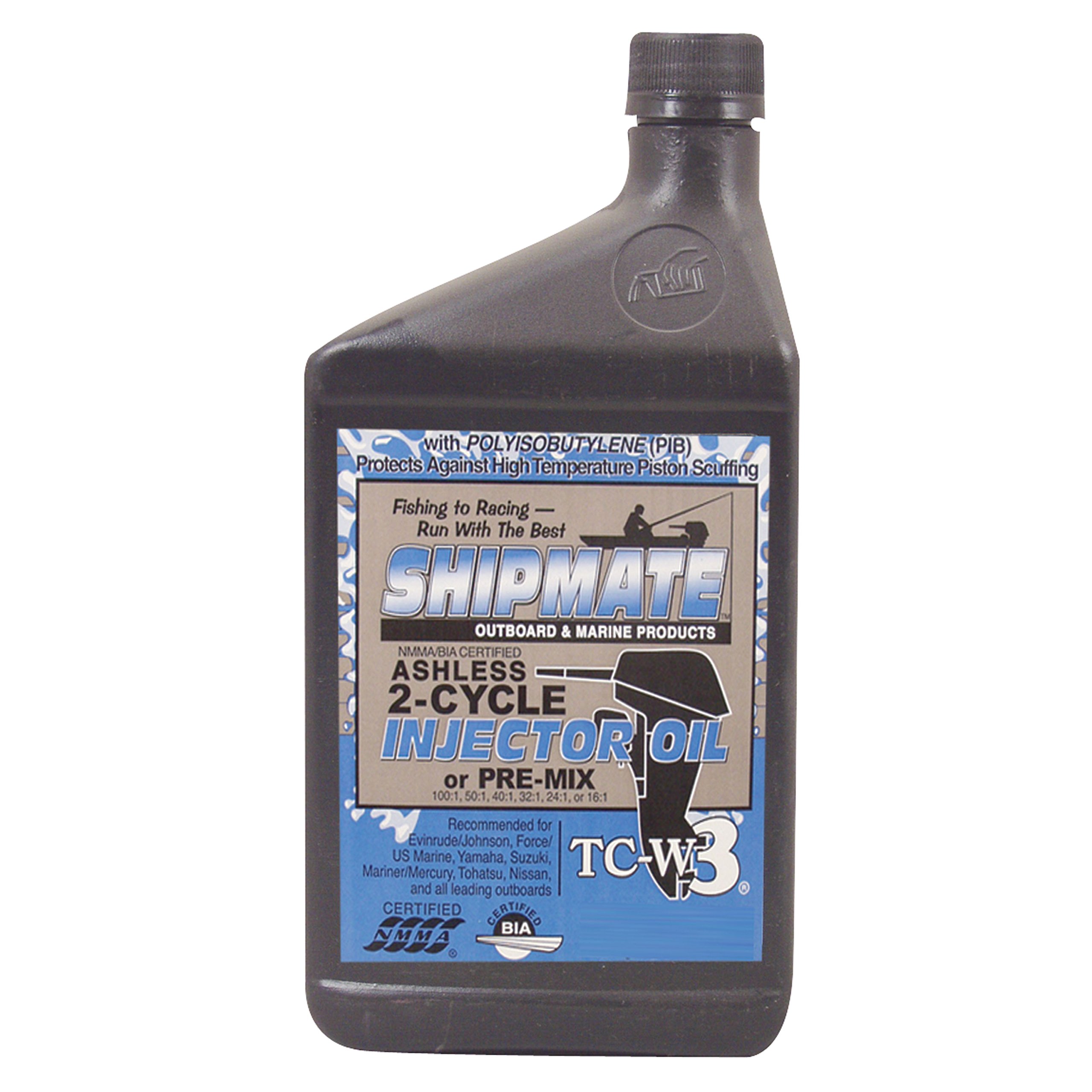ShipMate 1026-4052 50:1 TCW-3 2-Cycle Outboard Oil - 1 us quart