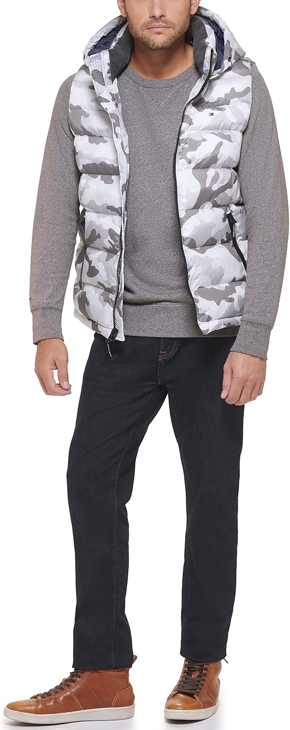 Tommy Hilfiger Mens Hooded Puffer Vest - Image 3