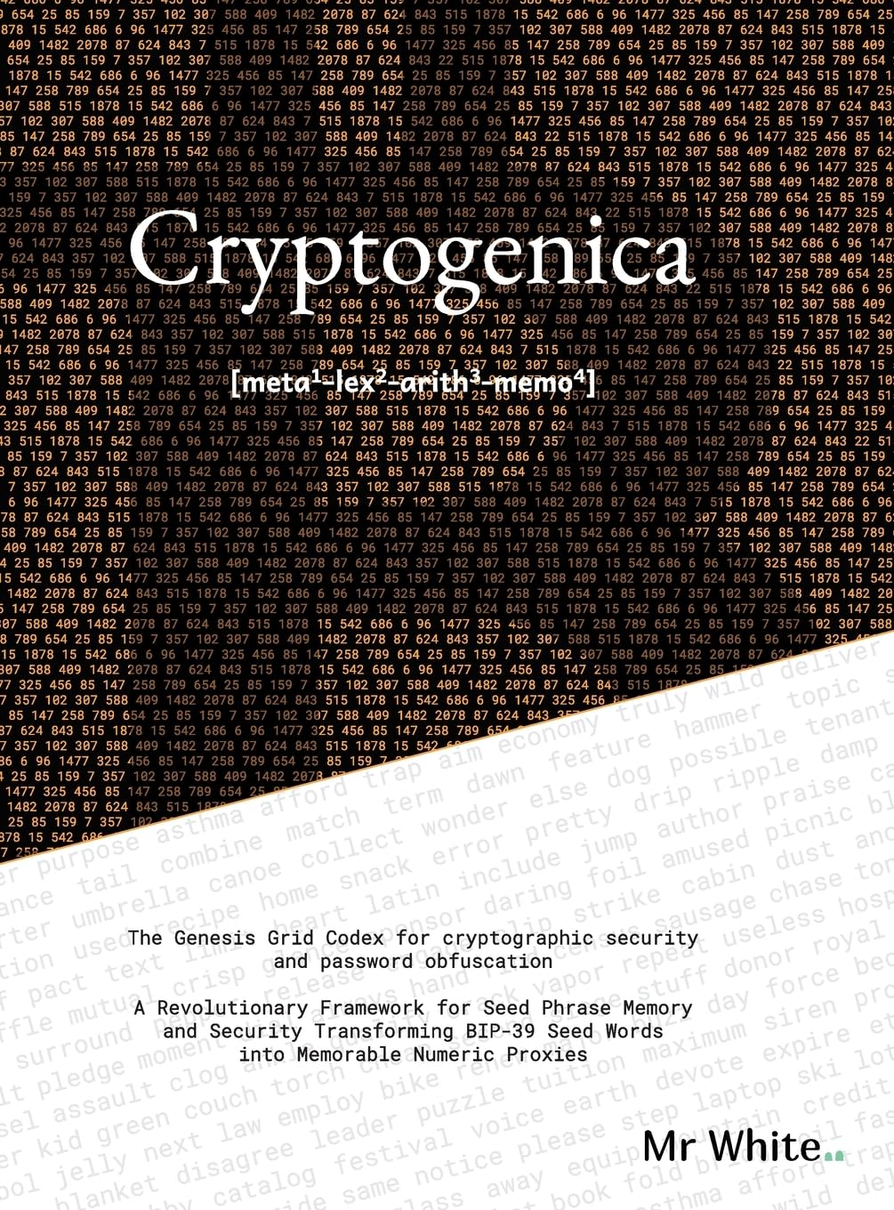 Cryptogenica: The Genesis Grid Codex for cryptographic security and password obfuscation