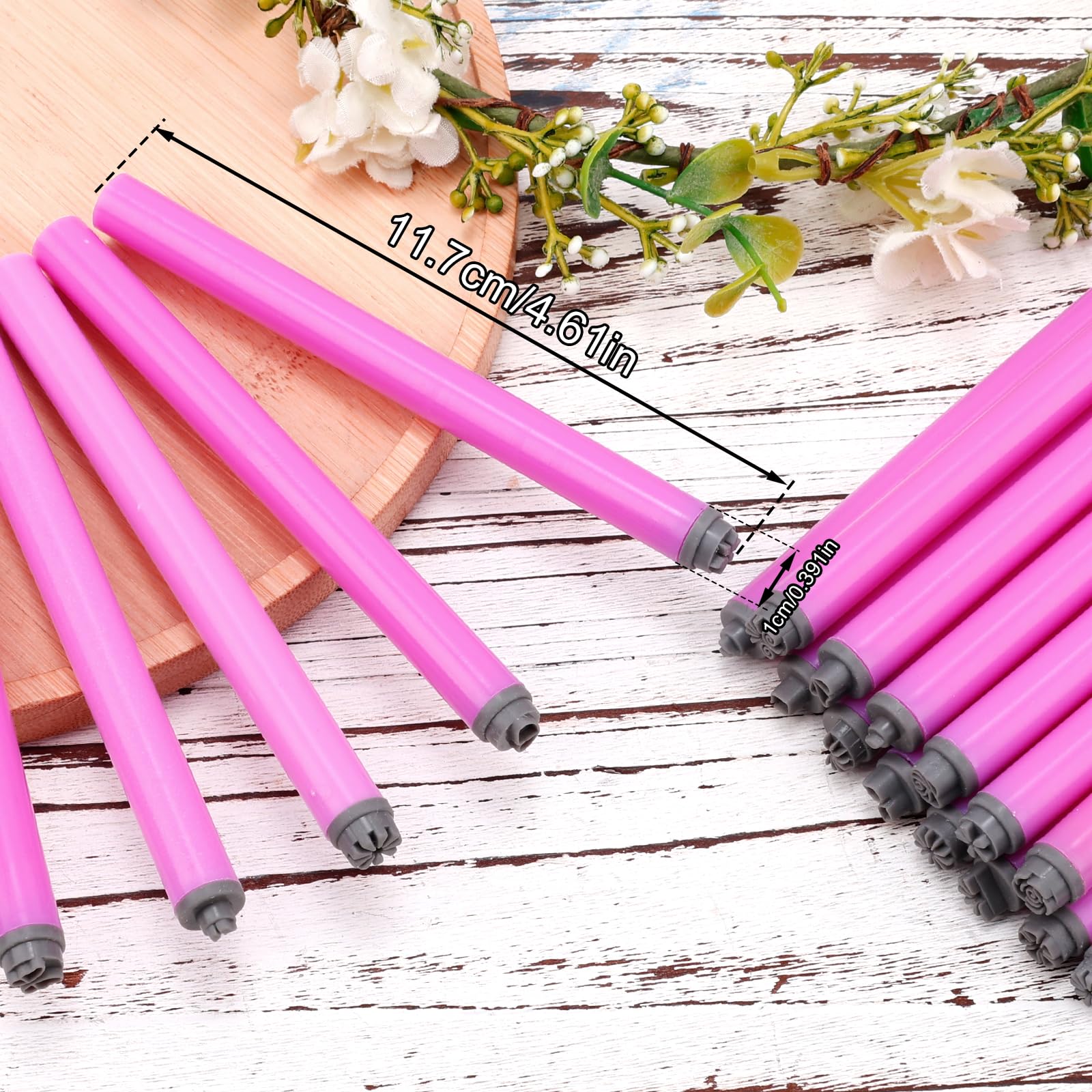 19pcs Stylos Tampons pour Ongles, Outils Tampons Ongles pour Femmes Divers Motifs Papillon Flocon Neige Fleur Stylo Tampon Ongles Outil Pointillage Ongles Accessoires Ongles Bricolage Maison