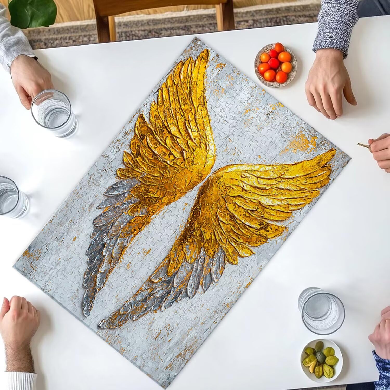 1500 Pezzi di Puzzle, Le ali degli angeli1500 Pezzi di Puzzle per Adulti, Regalo di Anniversario e Natale, Decorazione Della Casa, Prevenzione Della Degenerazione Cerebrale Negli Anziani v-811