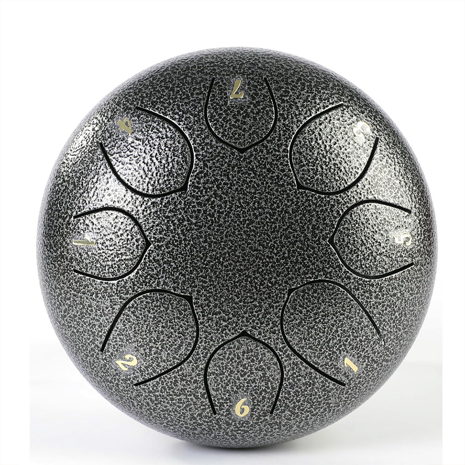 Mini Steel Tongue Drum, 8 Notes 6 Inches C-Key Handpan Drum Percussion Instrument with Gig Bag, Music Book and Mallets for Beginner Meditation Healing Concert Yoga Steel Drum