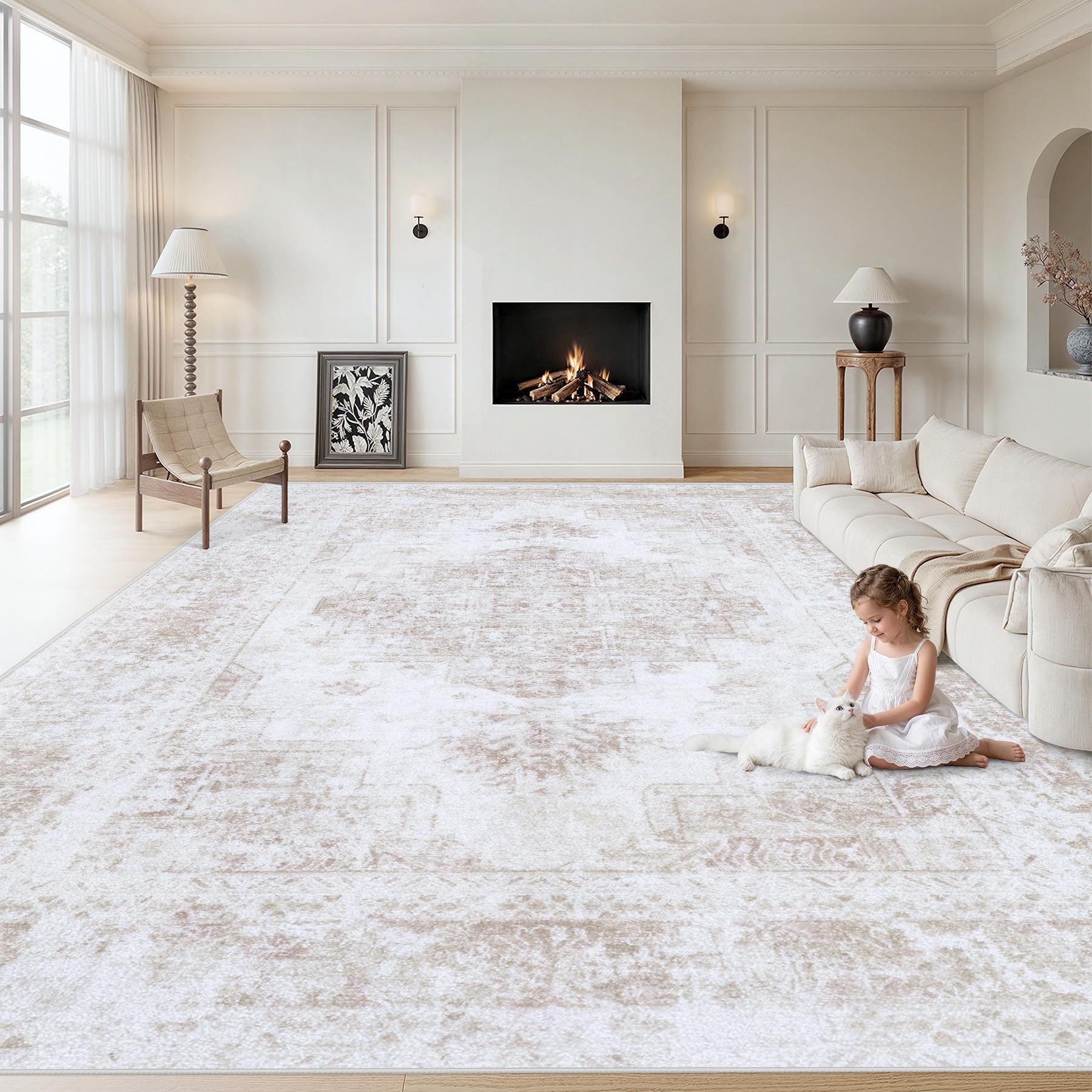 XLUEZ Vintage Medallion Rug