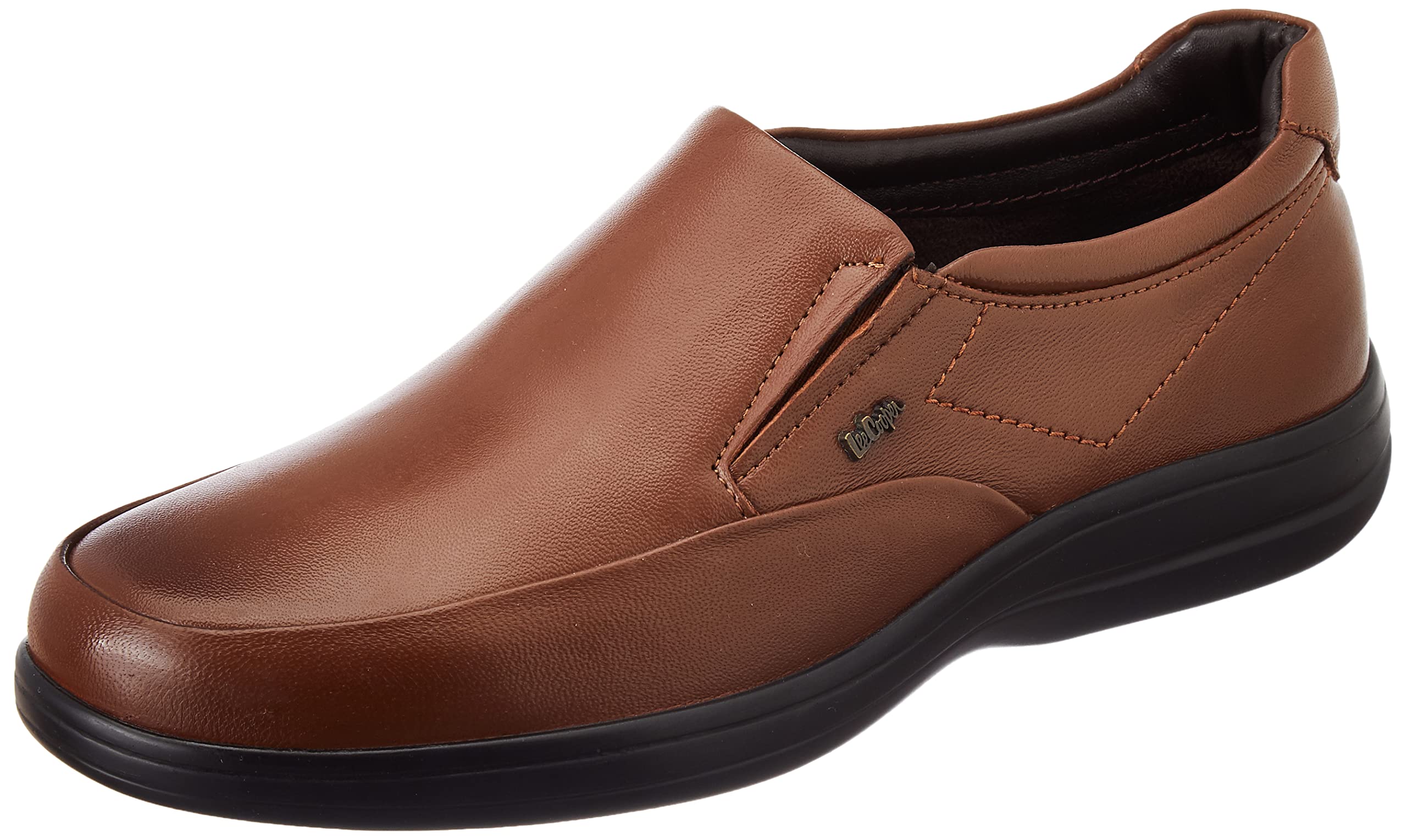 Lee Cooper Mens LC5010E Leather Formal Slip on Shoes_Tan_6UK (B0BJ7549KG) Amazon Price History, Amazon Price Tracker