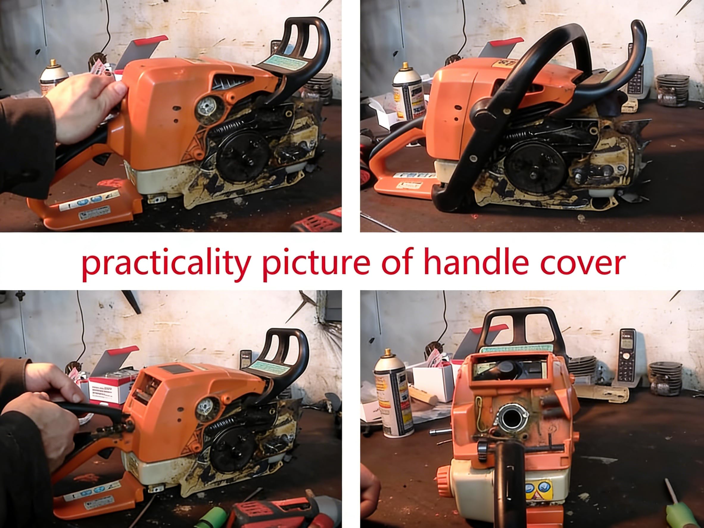 Barra In Gomma Per Coperchio Pignone Motosega | Adatta Per Stihl 029 AV E MS290 | Ricambio Sägenspezi - Foto 1