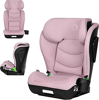 LIONELO NEAL I-SIZE Kindersitz, Gruppe 2 3, von 100-150 cm Von ca. 3 bis 12 Jahren Befestigung ISOFIX oder ohne Gurte Verstellbare Kopfstütze Seitenschutz Armlehnen Standard R129