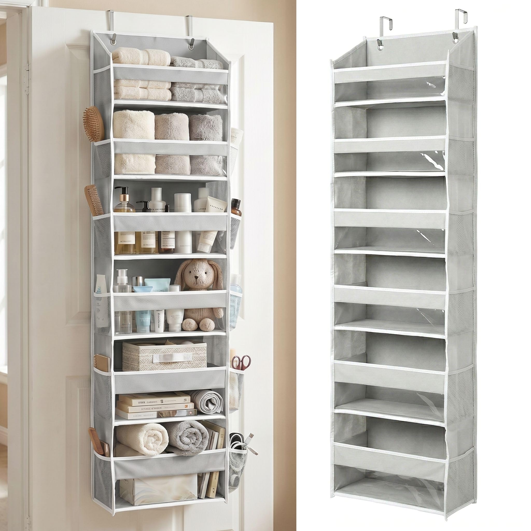 Amazon.com: HOMELUX THEORY Over the Door Organizer, 6-Tier, 100D