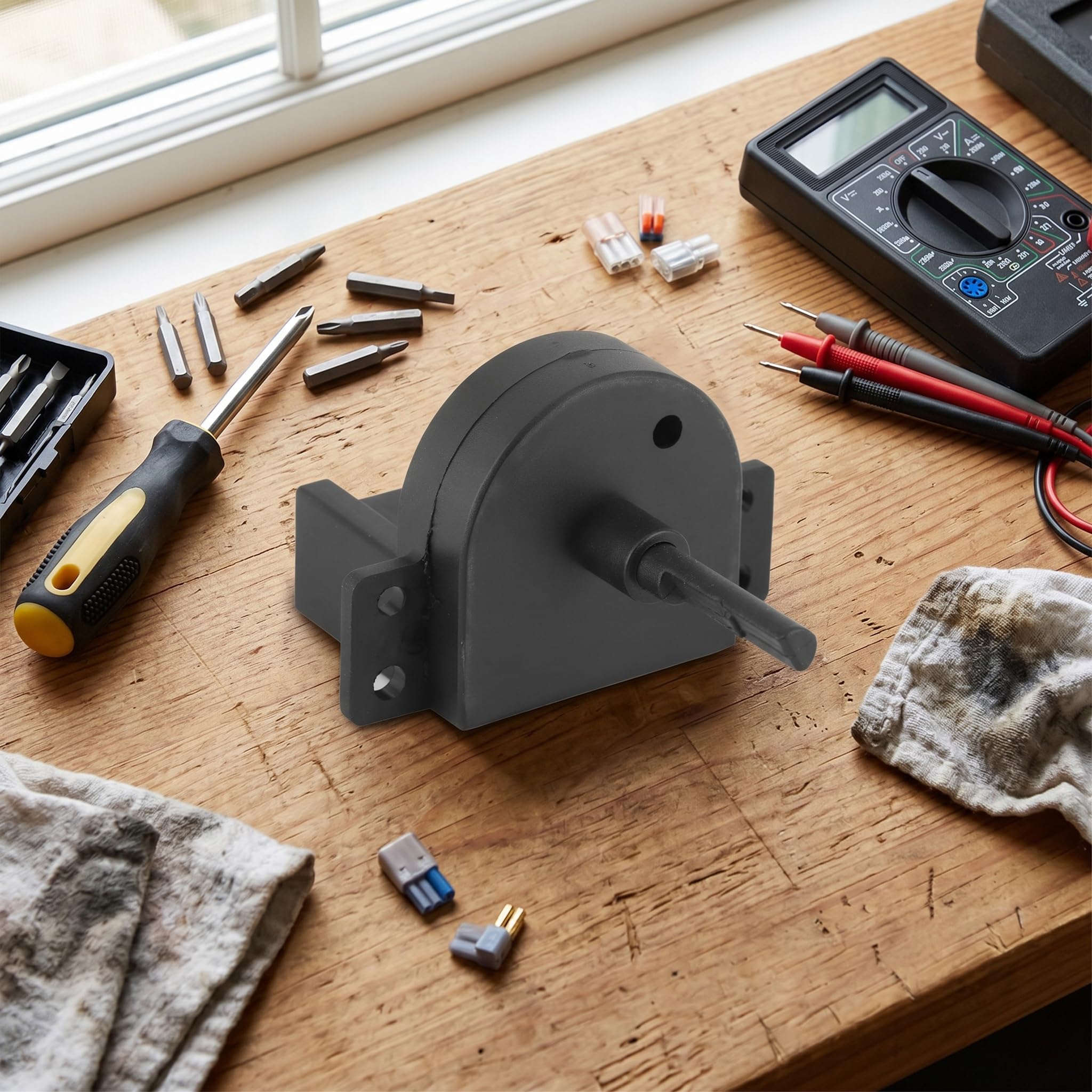 Akozon Interruttore della Ventola del Ventilatore del Riscaldatore, Resistenza del Ventilatore del Riscaldatore Dell'auto Nera 77367027 per Relay per per Fiat