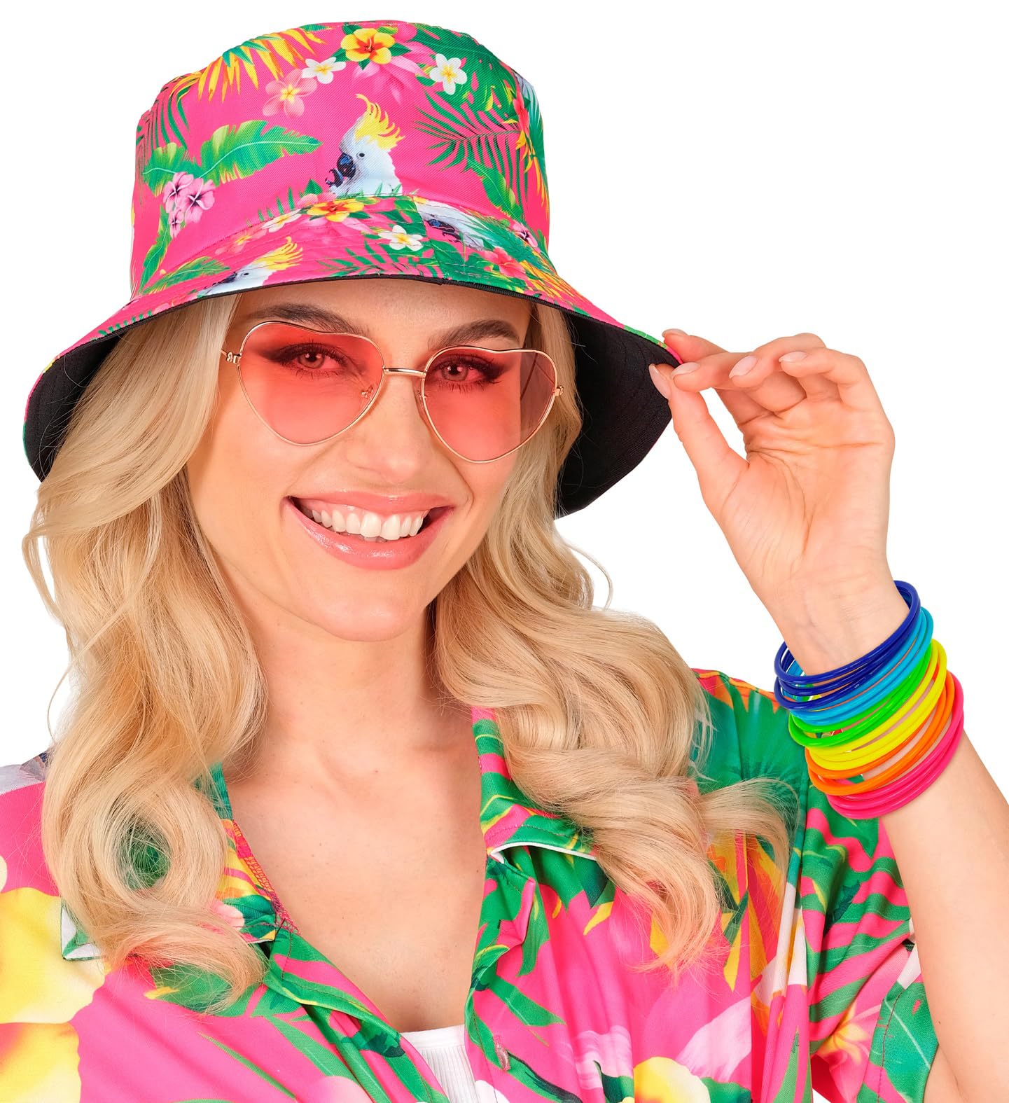 W WIDMANN MILANO Party Fashion 05844 18 sztuk wielokolorowych bransoletek na karnawał, imprezę tematyczną, 18 sztuk