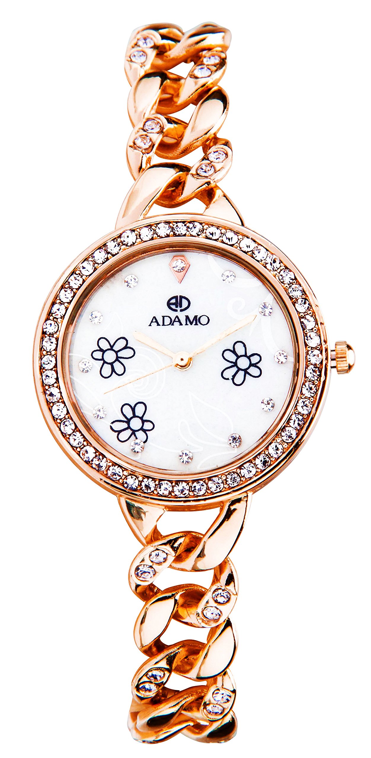 ADAMO Adele White Dial Womens & Girls Watch AD84KM01 (B0164EAJME) Amazon Price History, Amazon Price Tracker