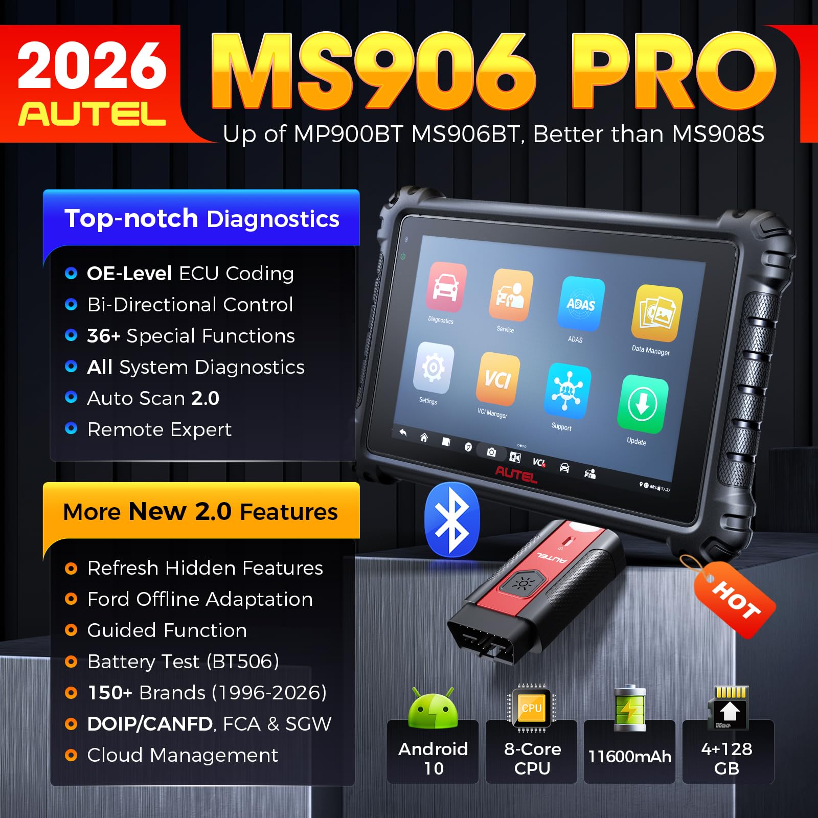 オーテル　AUTEL 診断機　MS906S フェラーリに使いました Amazon.co.jp: Autel MaxiSys MS906 Proスキャナー Autel Diagnostic