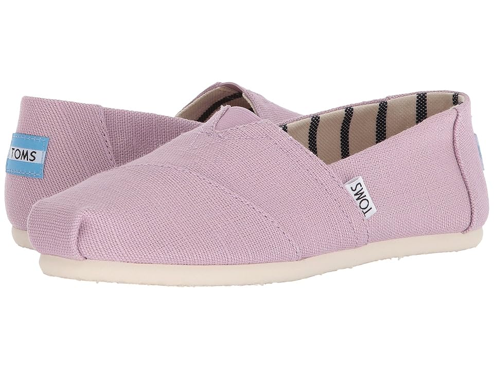 

TOMS Venice Collection Alpargata (Soft Lilac Heritage Canvas) Women's Slip on Shoes, Pink