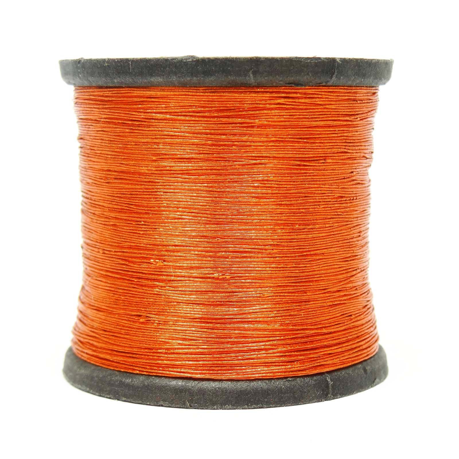 IBA Indianbeautifulart Set of 5 Pcs Metallic Sewing thread Embroidery Machine Polyamide Orange Spool